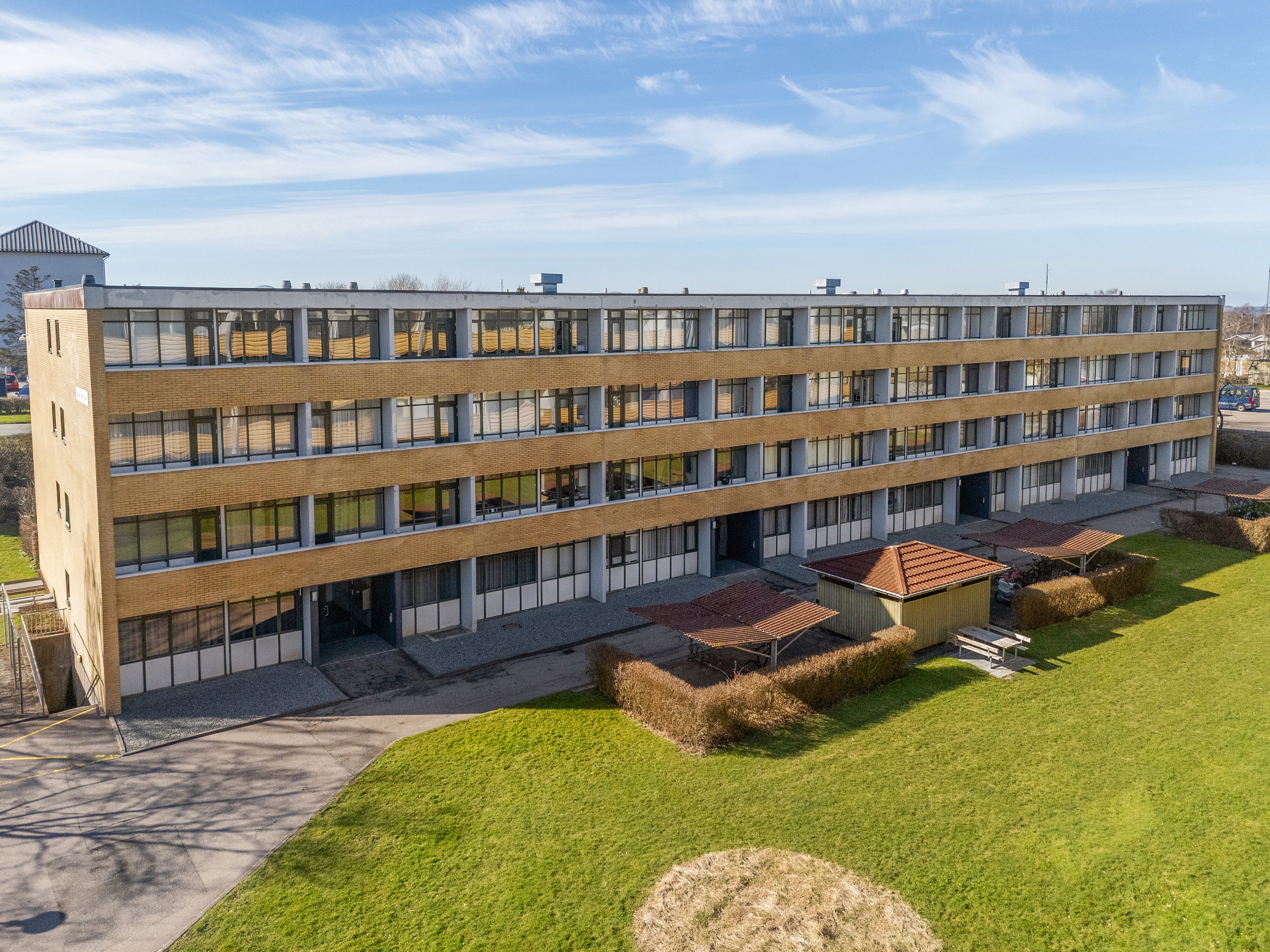 Fremhævet luftfoto billede i fuldskærmstilstand. Billede af Byskov Alle 14, 3. th., 4200 Slagelse