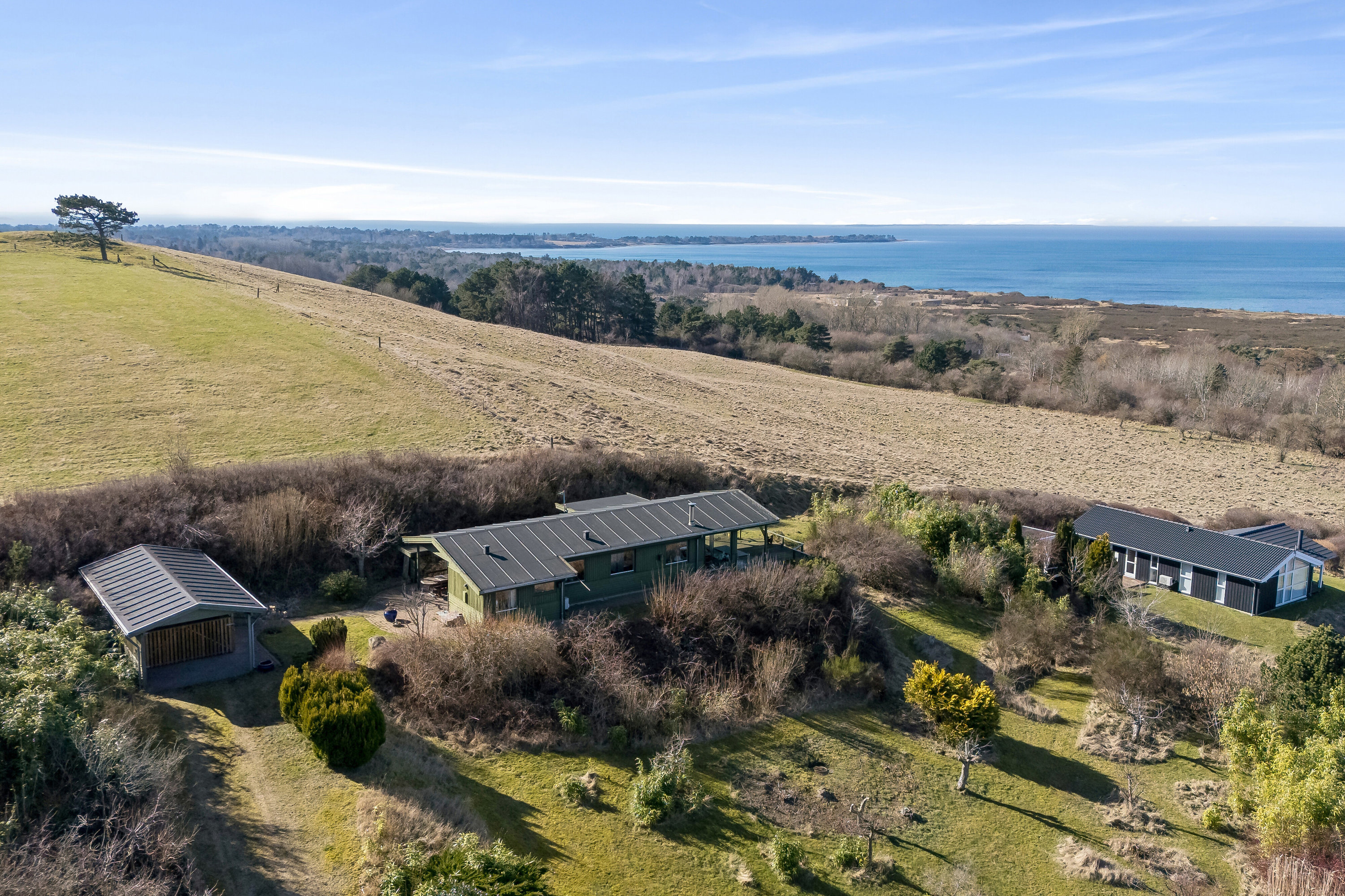 Fremhævet luftfoto billede i fuldskærmstilstand. Billede af Varhøj 15, Veddinge, 4540 Fårevejle