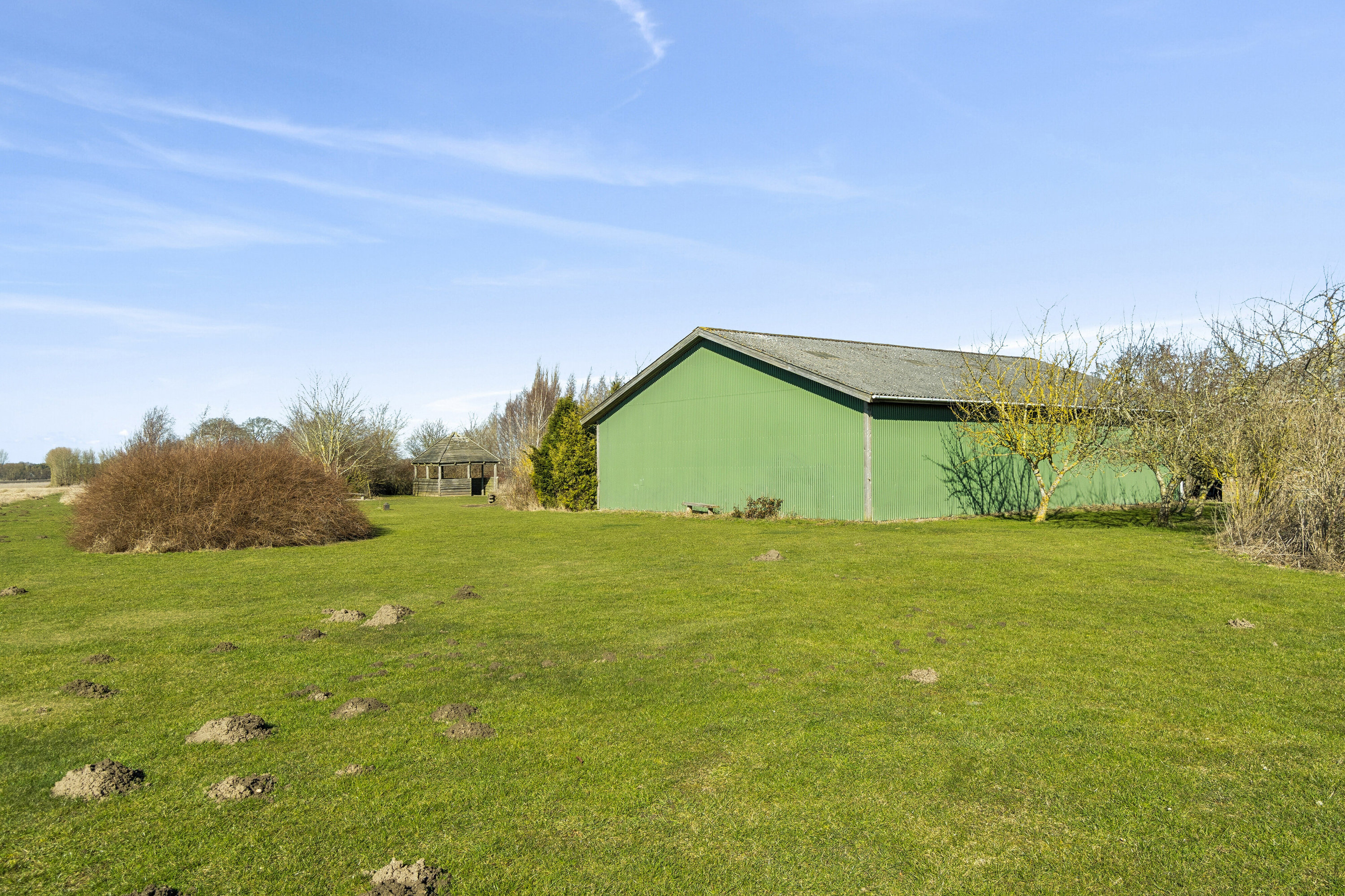 Fremhævet set fra vejen billede i fuldskærmstilstand. Billede af Banevej 14, Hyllested, 4261 Dalmose