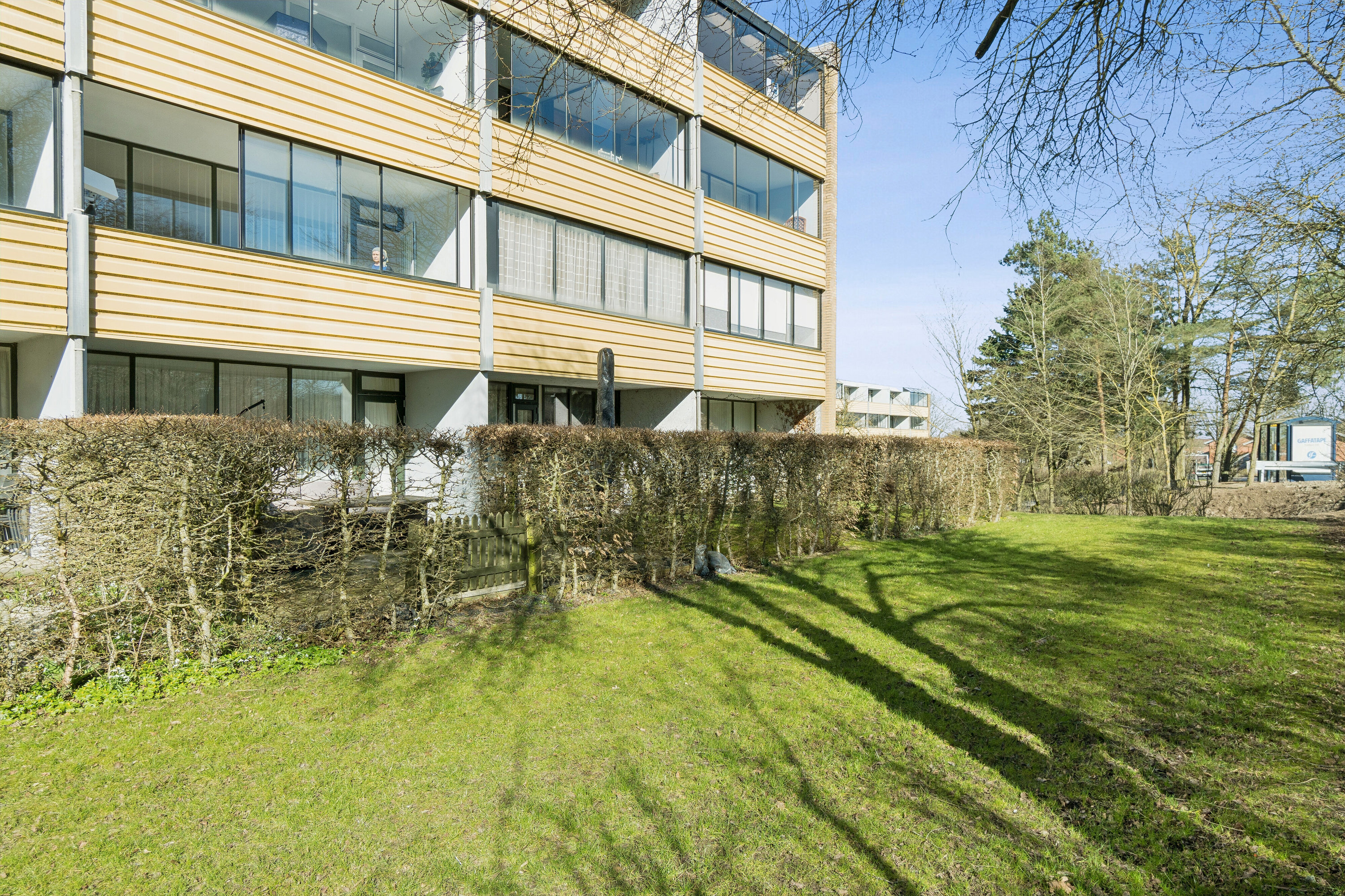 Fremhævet udendørs billede i fuldskærmstilstand. Billede af Byskov Alle 8, st.. th., 4200 Slagelse