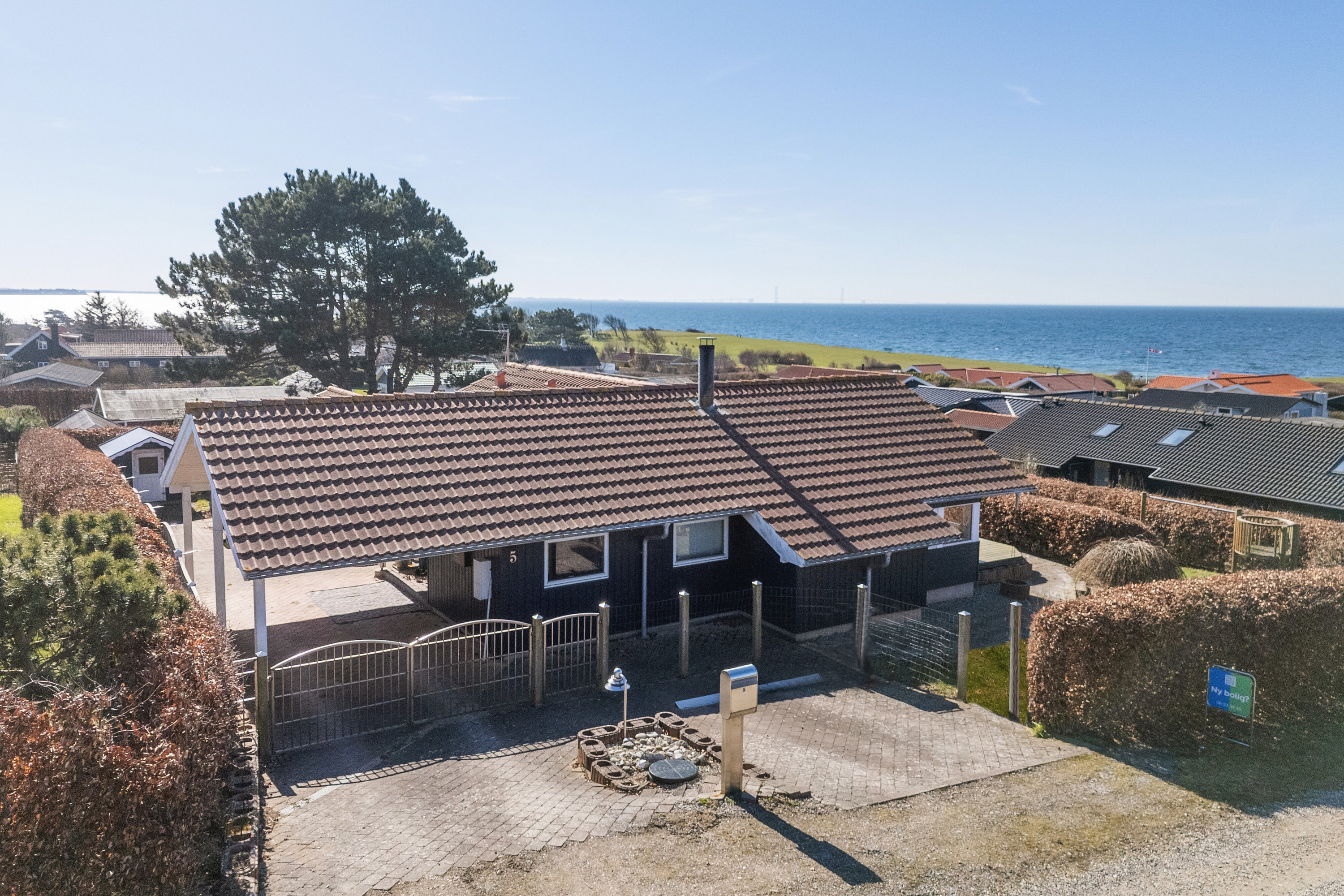 Fremhævet luftfoto billede i fuldskærmstilstand. Billede af Klintevænget 5, Drøsselbjerg, 4200 Slagelse