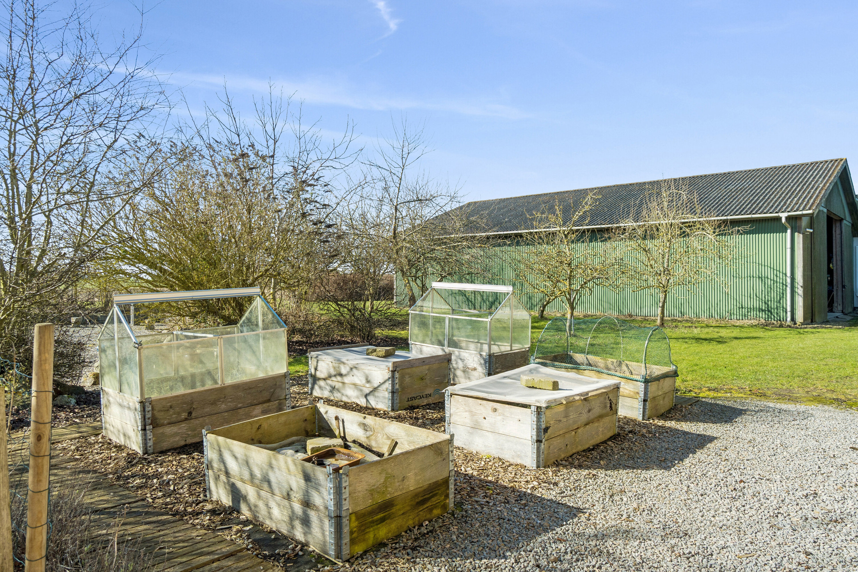 Fremhævet udendørs billede i fuldskærmstilstand. Billede af Banevej 14, Hyllested, 4261 Dalmose