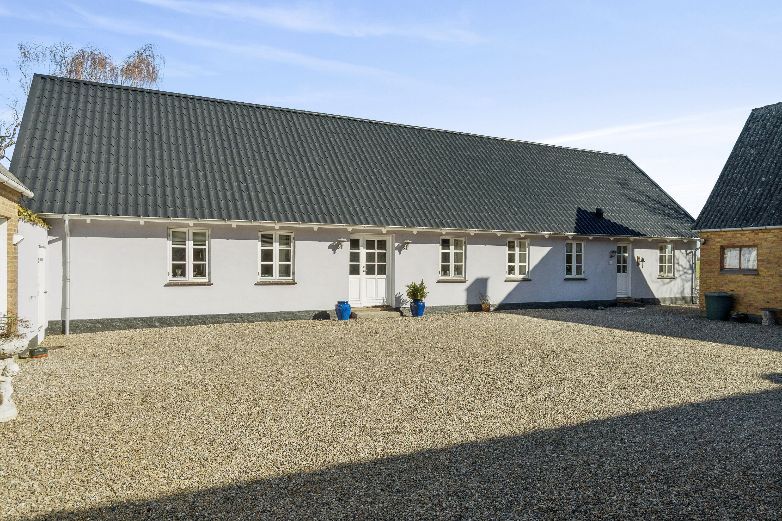 Fremhævet set fra vejen billede i fuldskærmstilstand. Billede af Banevej 14, Hyllested, 4261 Dalmose