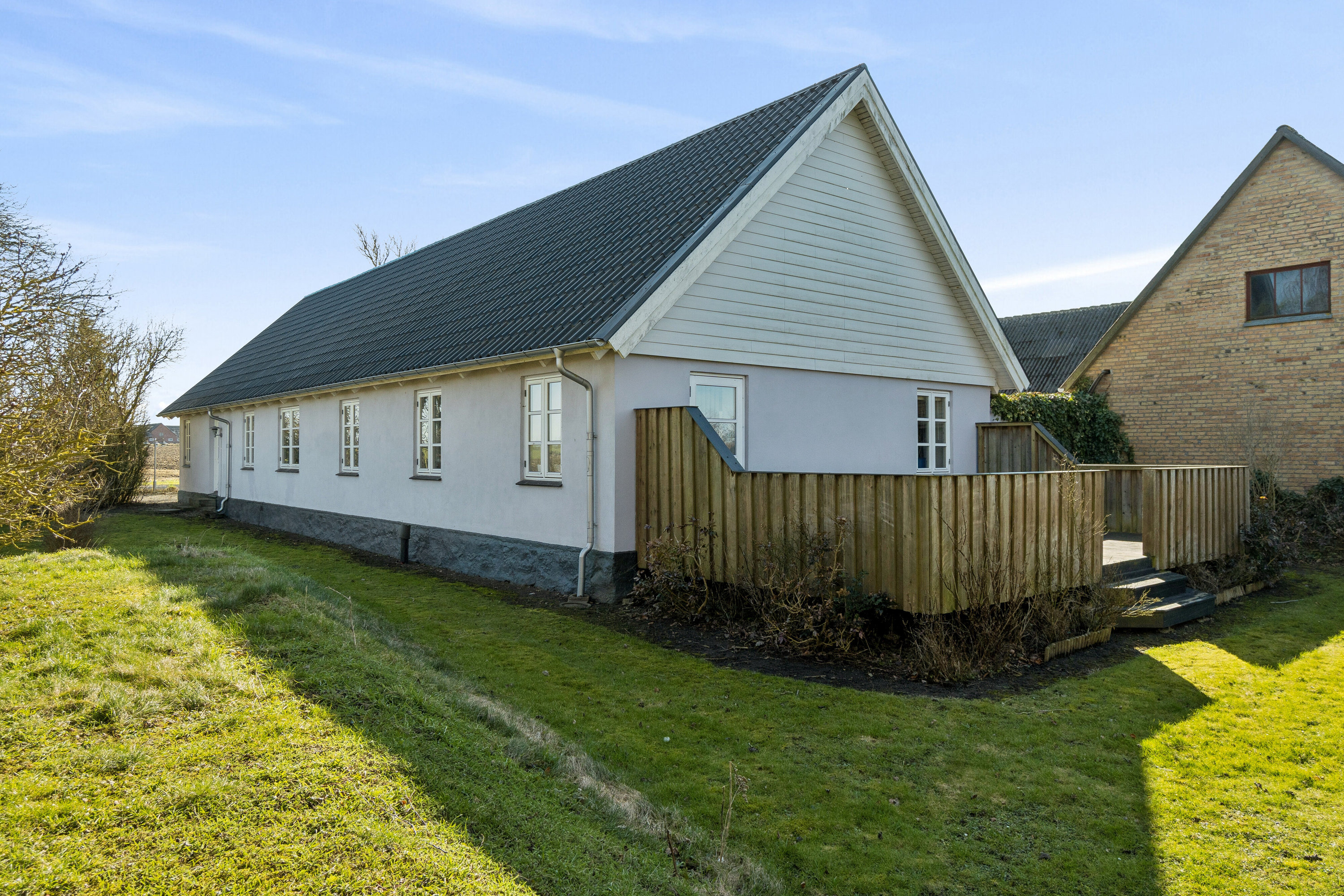 Fremhævet set fra vejen billede i fuldskærmstilstand. Billede af Banevej 14, Hyllested, 4261 Dalmose