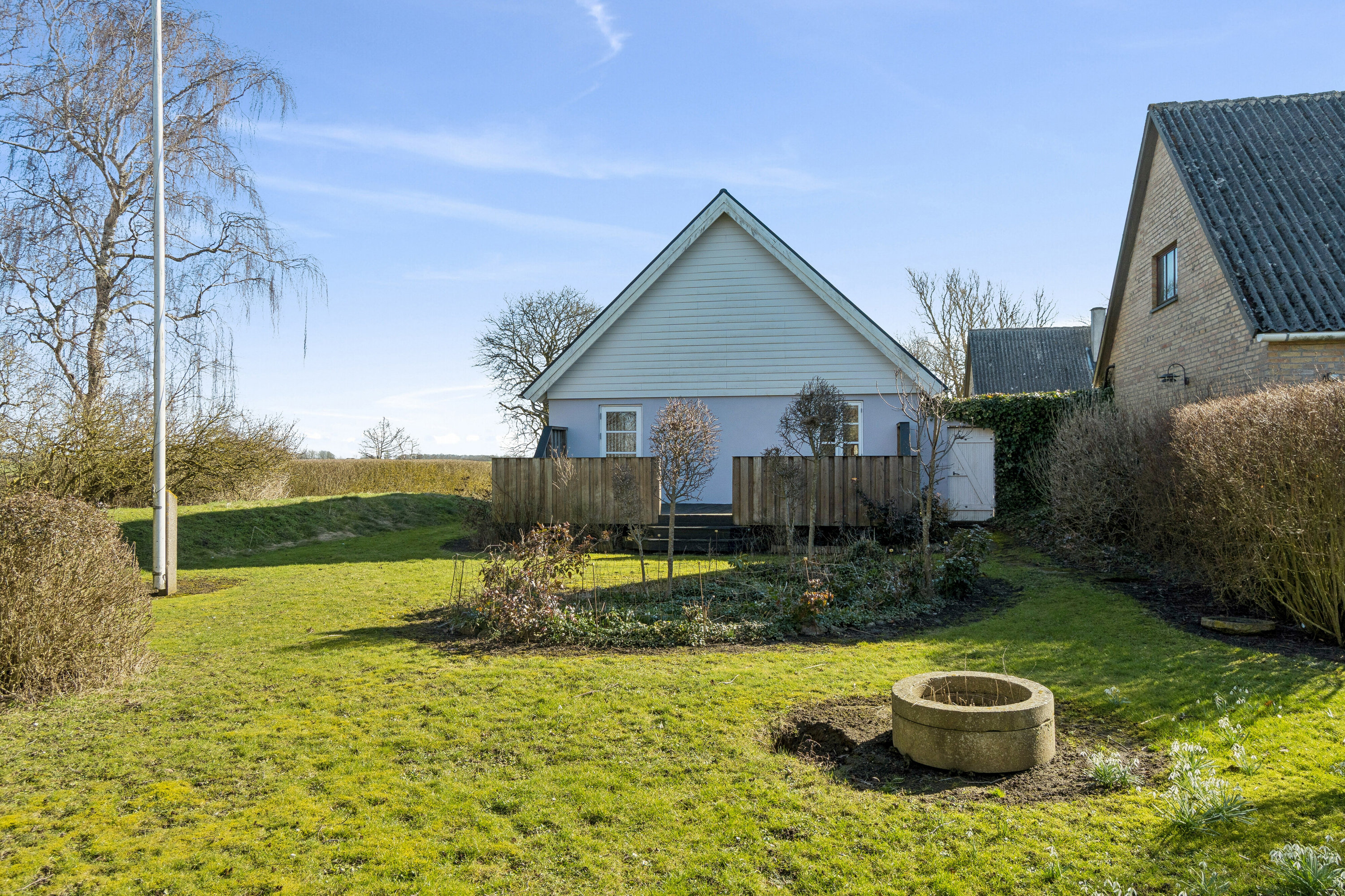 Fremhævet udendørs billede i fuldskærmstilstand. Billede af Banevej 14, Hyllested, 4261 Dalmose