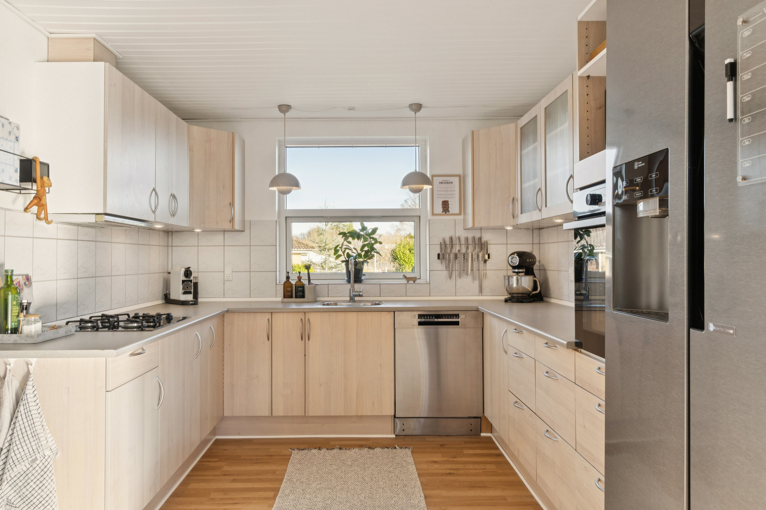 Fremhævet køkken billede i fuldskærmstilstand. Billede af Nørrevangen 17, 4550 Asnæs