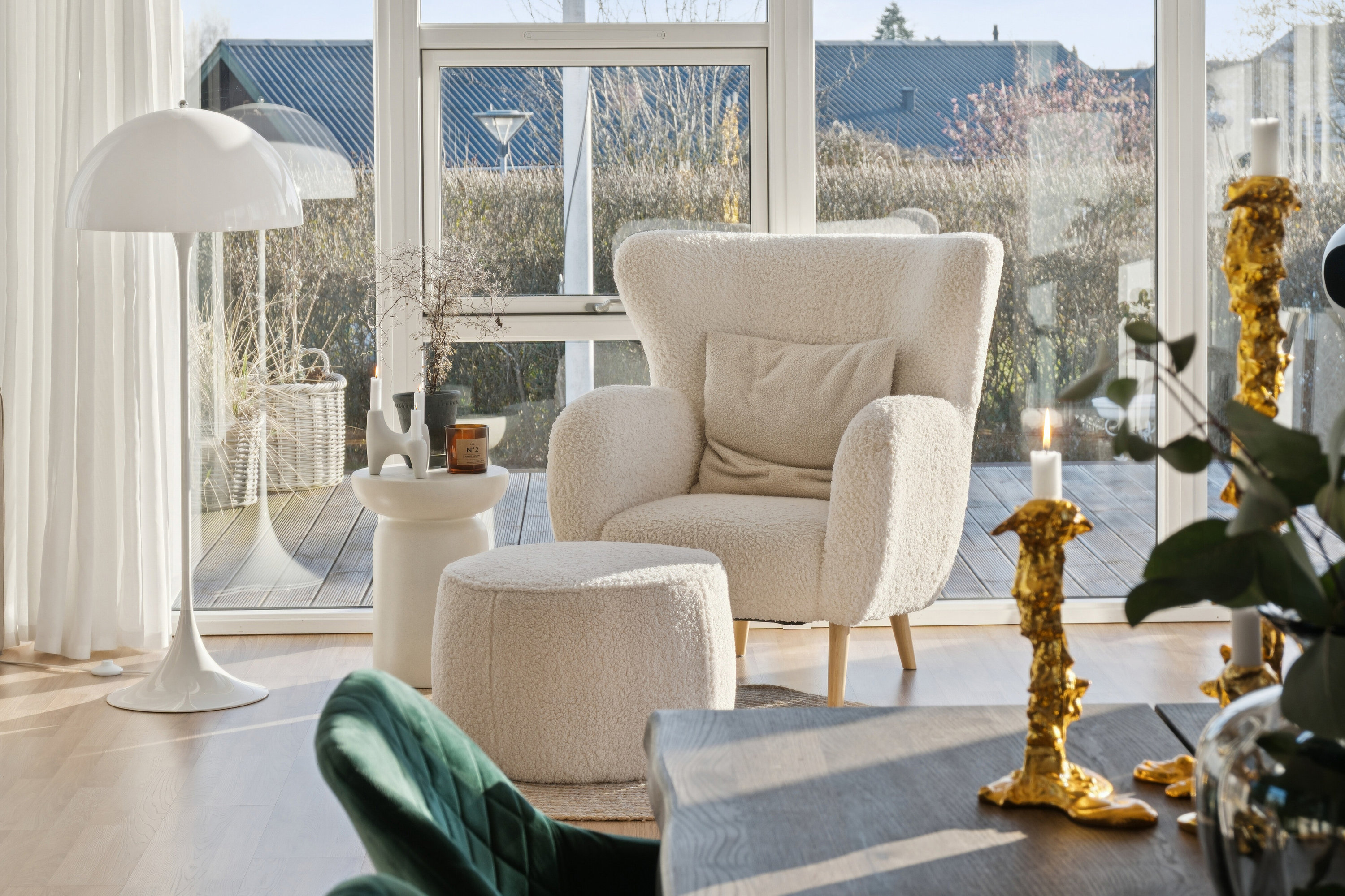 Fremhævet stue billede i fuldskærmstilstand. Billede af Nørrevangen 17, 4550 Asnæs