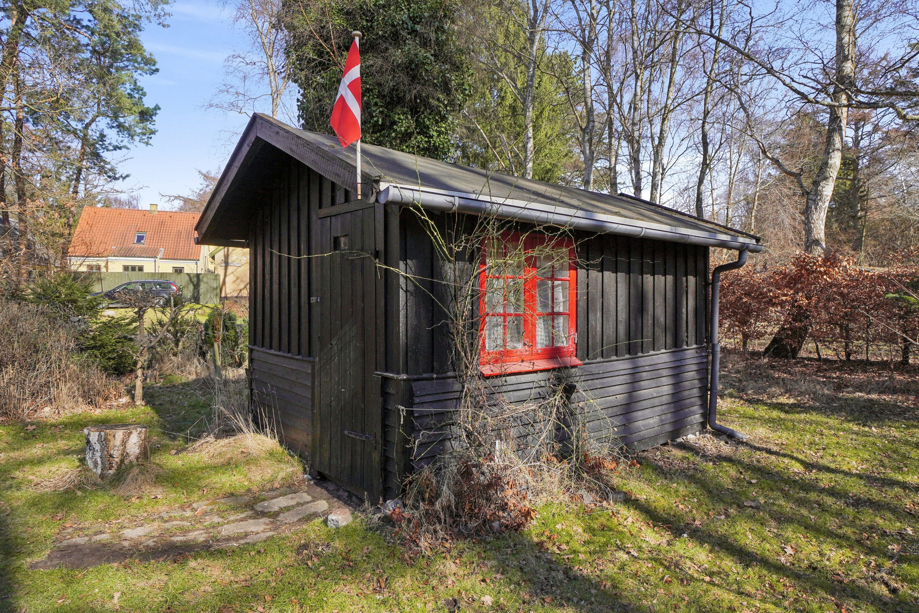 Fremhævet udendørs billede i fuldskærmstilstand. Billede af Ryagervej 41, Sandet, 3300 Frederiksværk