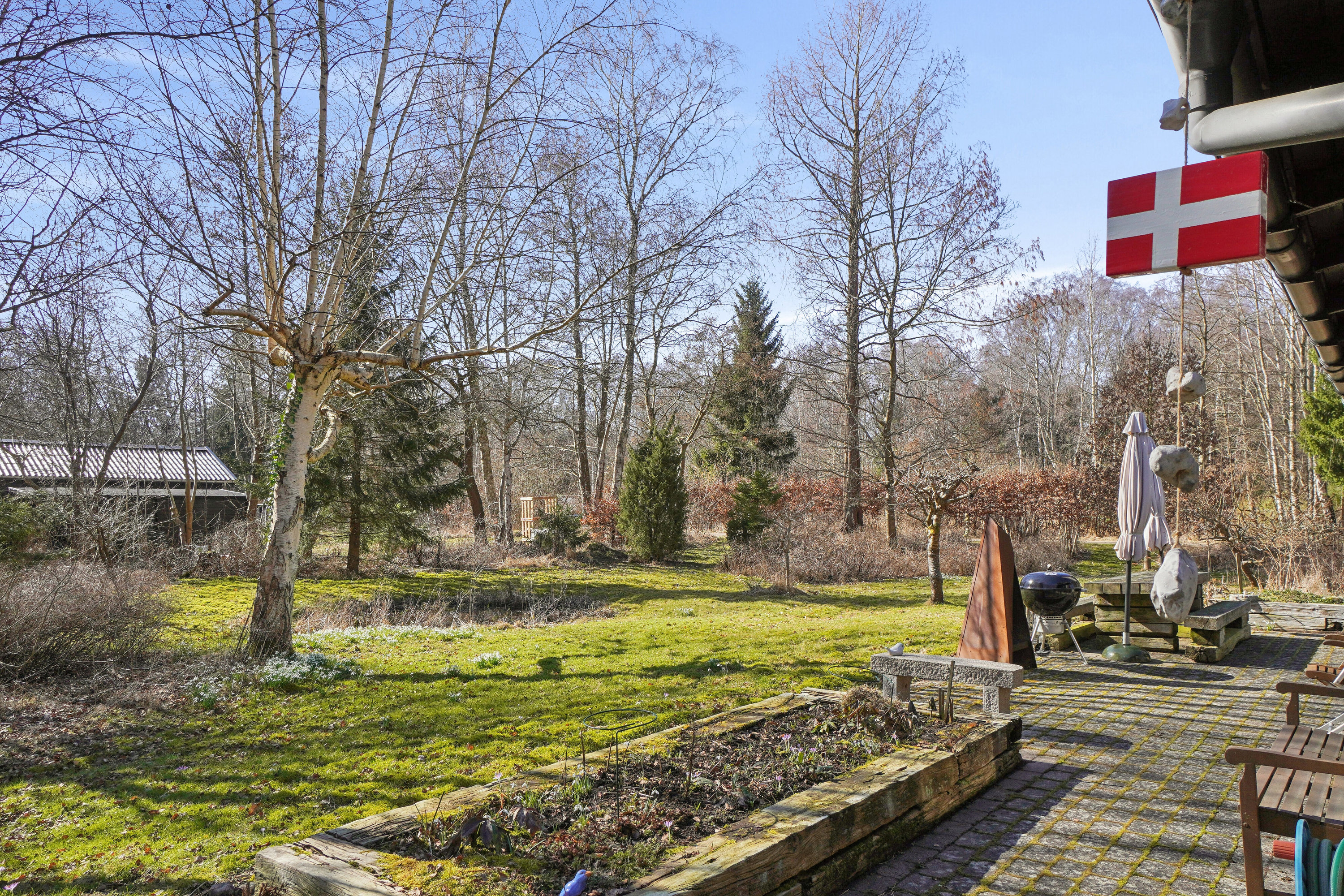 Fremhævet udendørs billede i fuldskærmstilstand. Billede af Ryagervej 41, Sandet, 3300 Frederiksværk