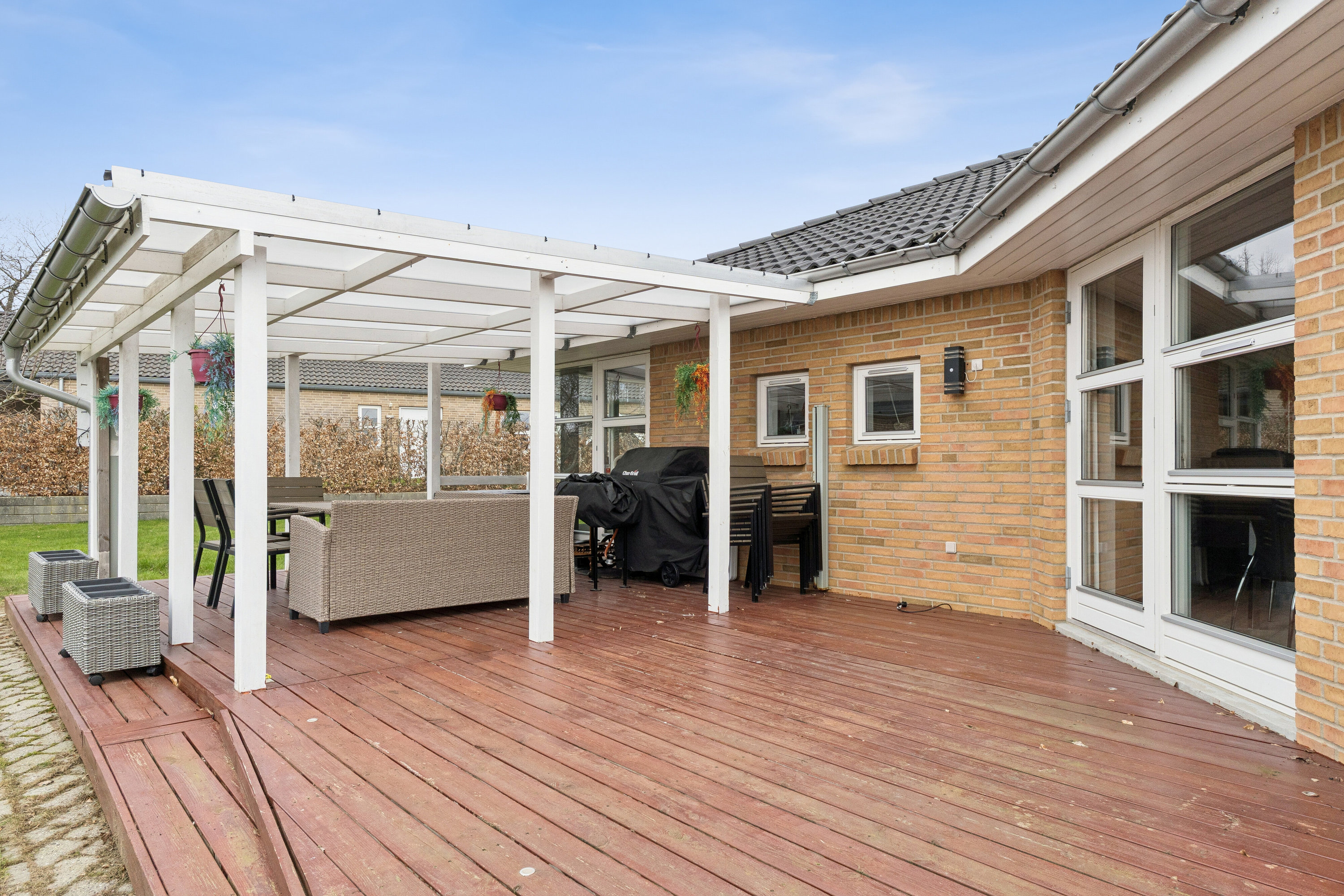Fremhævet overdækket terrasse billede i fuldskærmstilstand. Billede af Ketting Parkvej 69, 8462 Harlev J