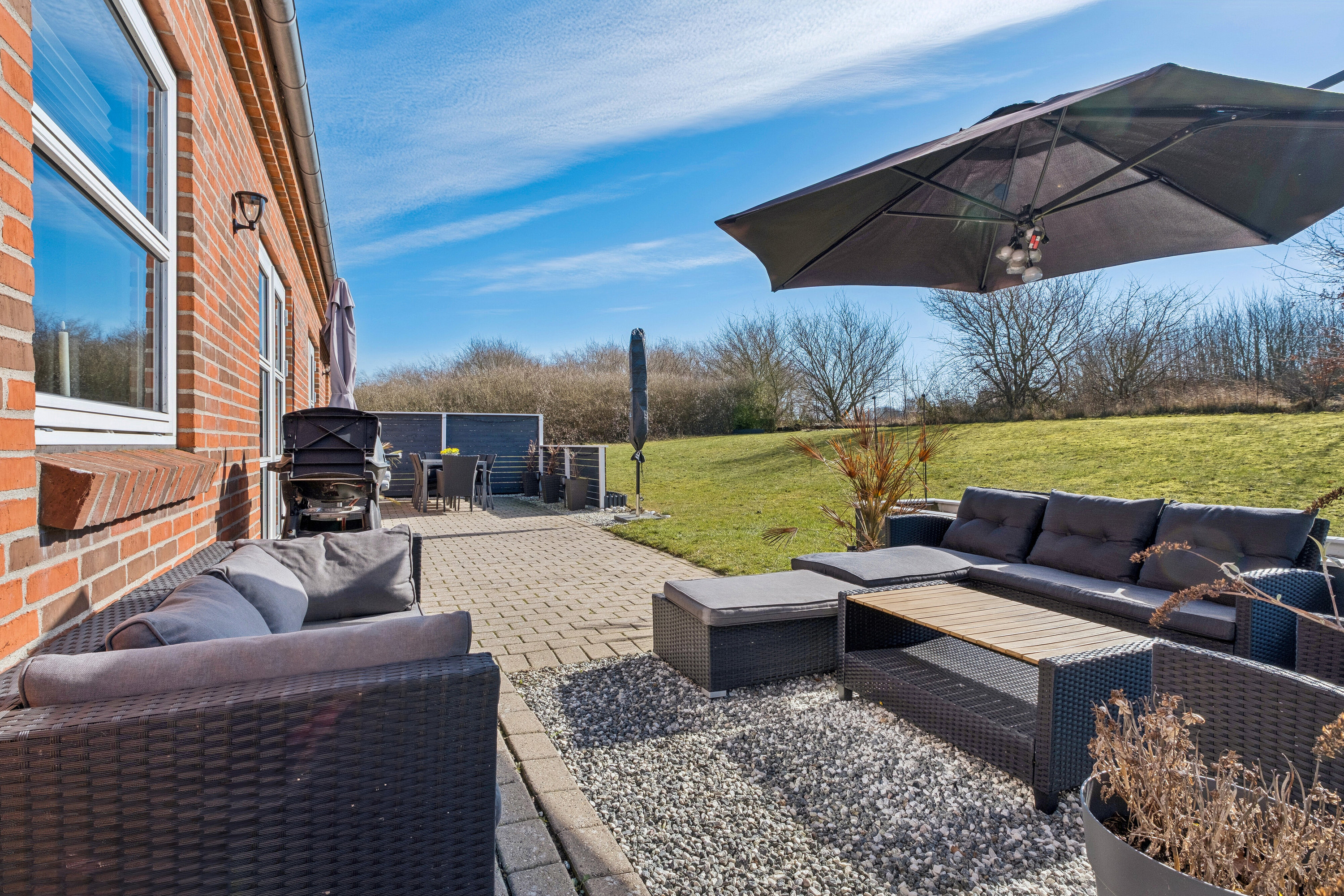 Fremhævet terrasse billede i fuldskærmstilstand. Billede af Saturnvej 24, 4200 Slagelse