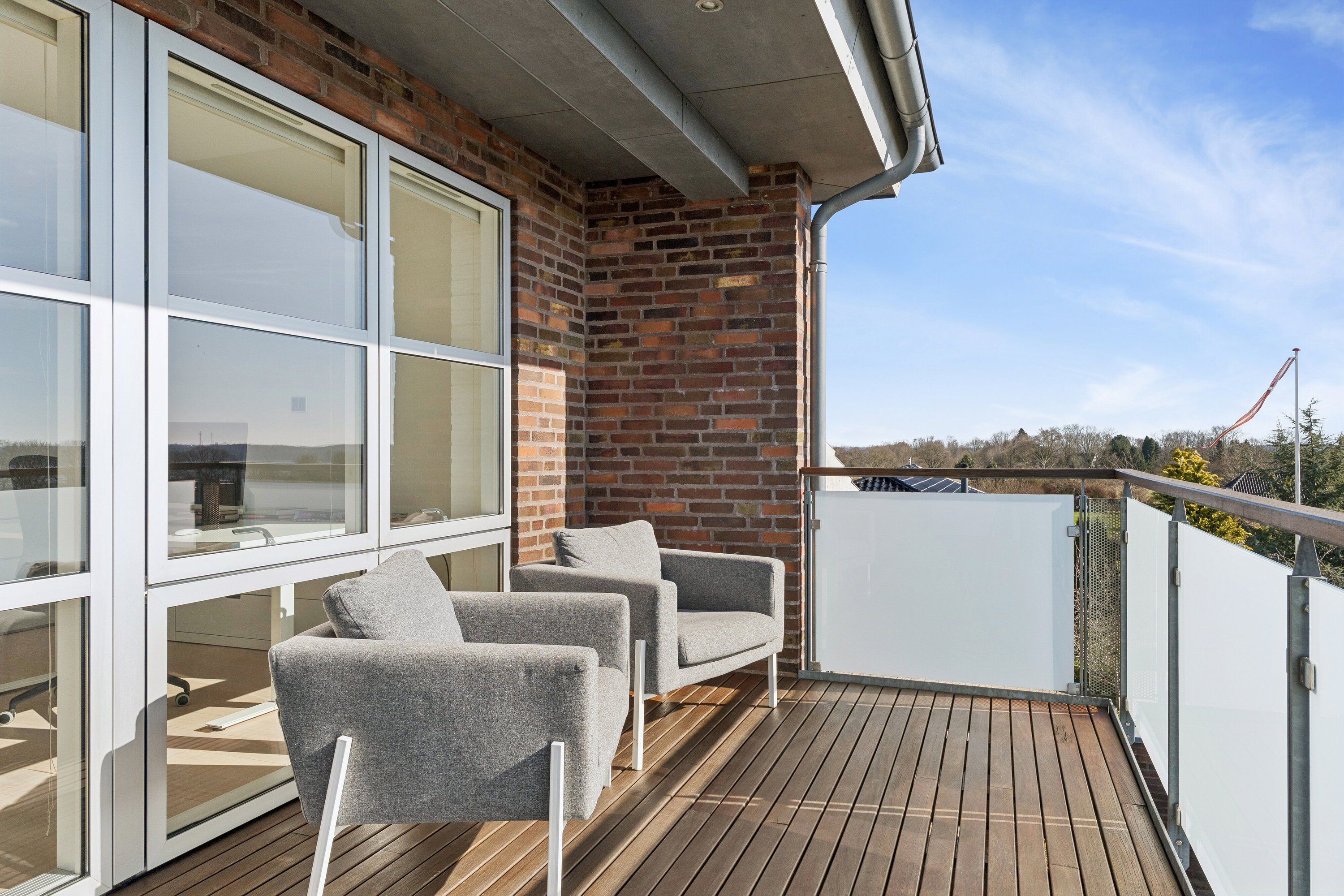 Fremhævet altan billede i fuldskærmstilstand. Billede af Bakkegårdsvej 29, Kollund, 6340 Kruså