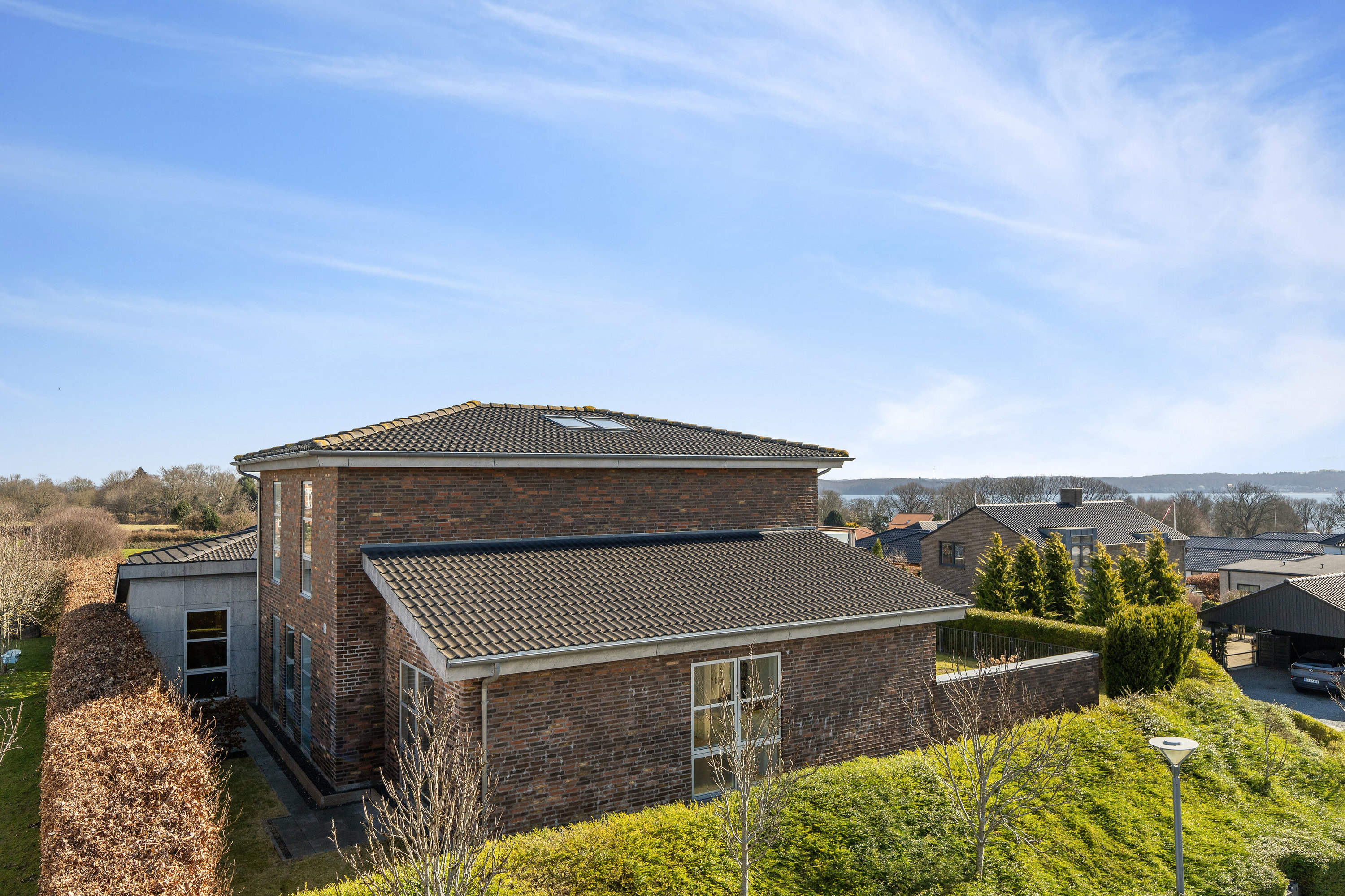 Fremhævet set fra haven billede i fuldskærmstilstand. Billede af Bakkegårdsvej 29, Kollund, 6340 Kruså