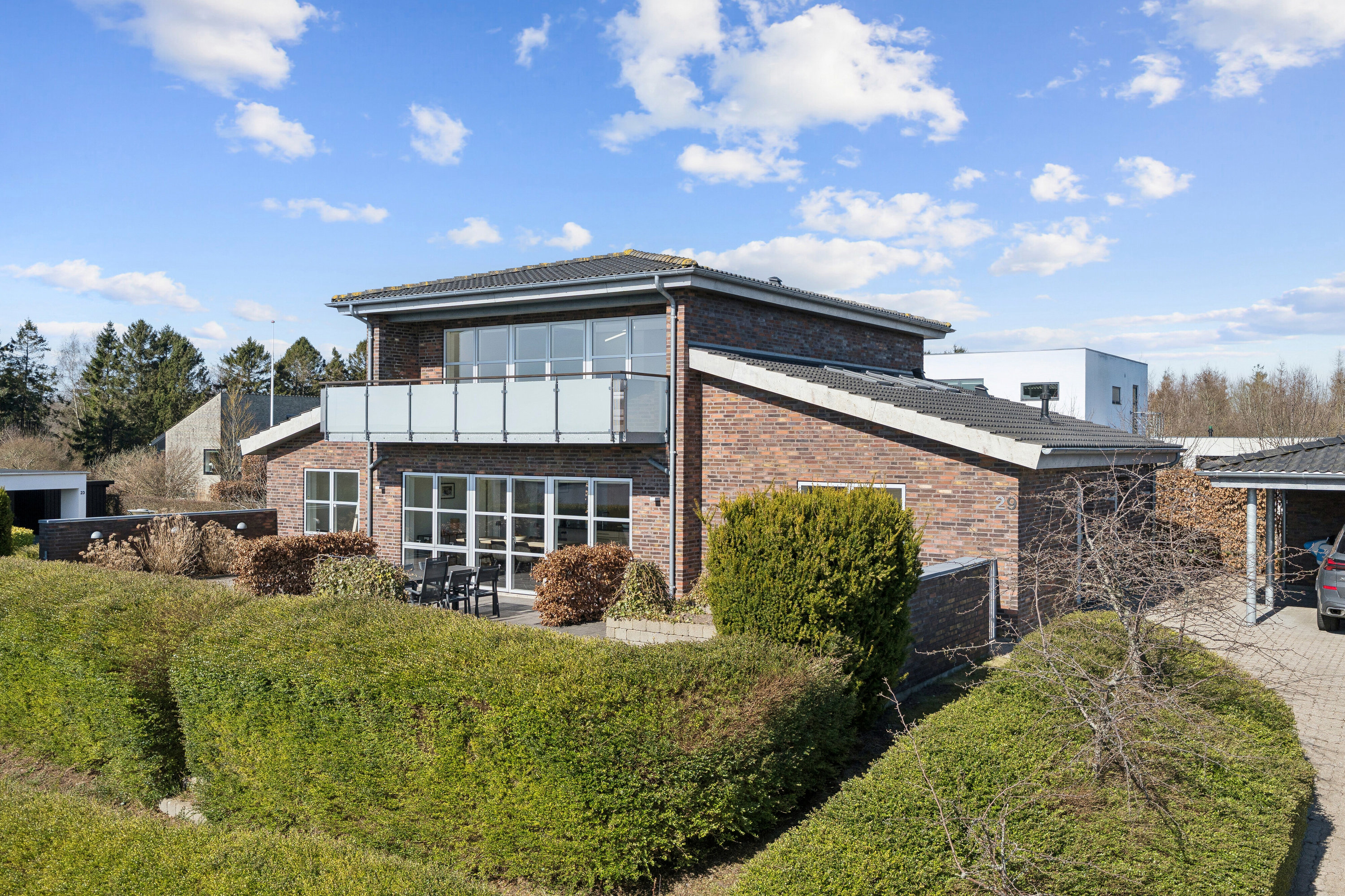 Fremhævet set fra haven billede i fuldskærmstilstand. Billede af Bakkegårdsvej 29, Kollund, 6340 Kruså