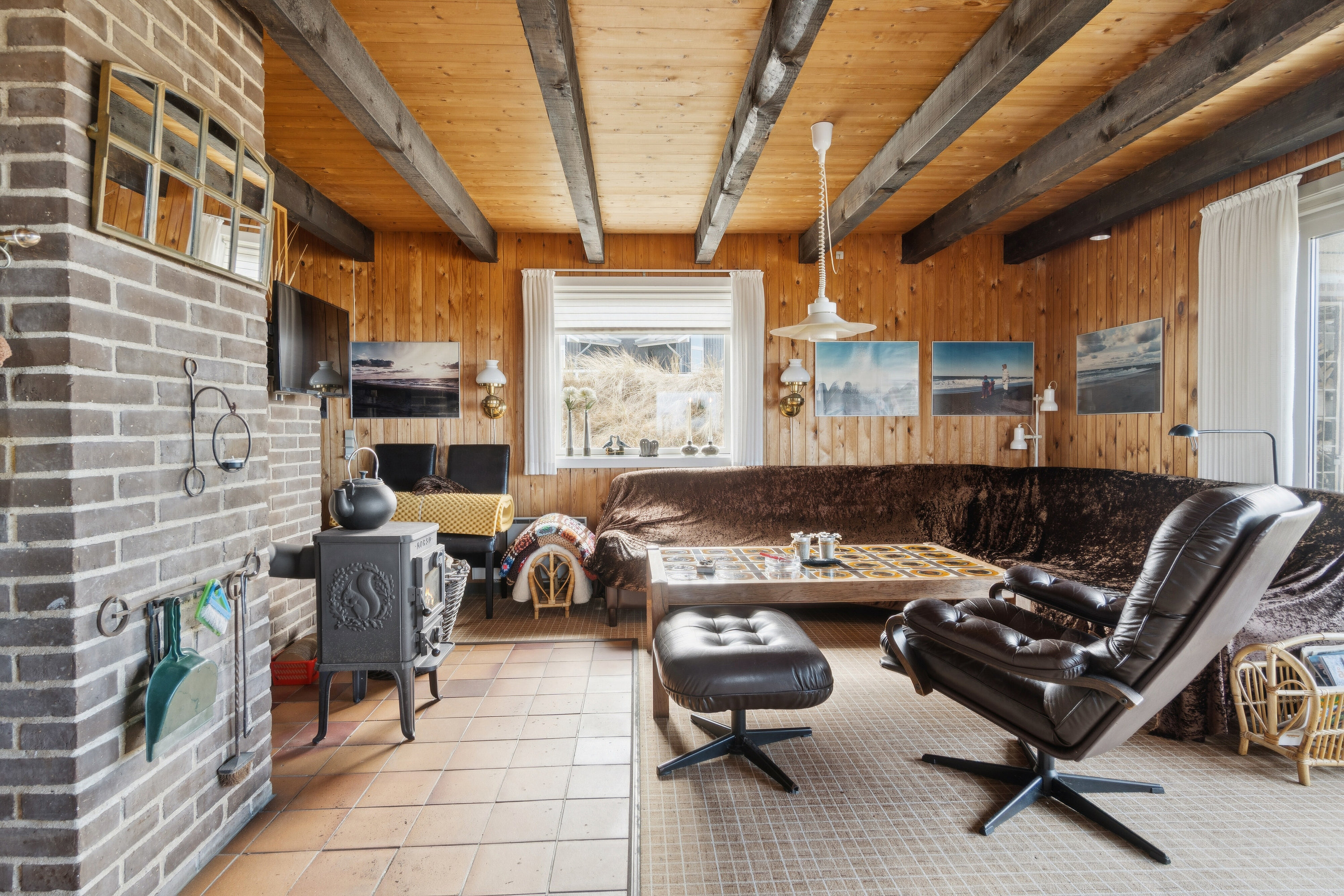 Fremhævet stue billede i fuldskærmstilstand. Billede af Rylevej 4, Agger, 7770 Vestervig