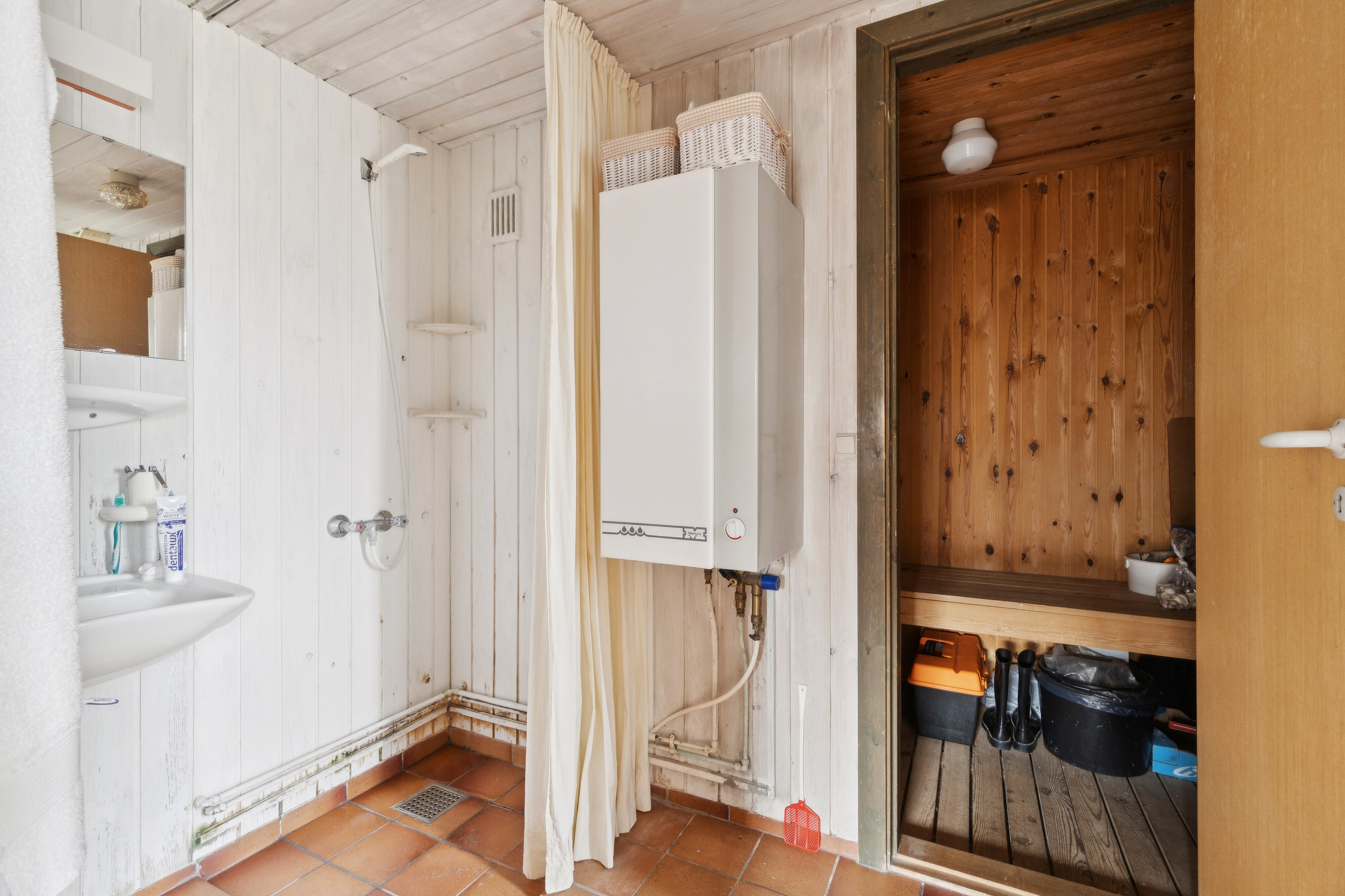 Fremhævet badeværelse billede i fuldskærmstilstand. Billede af Rylevej 4, Agger, 7770 Vestervig