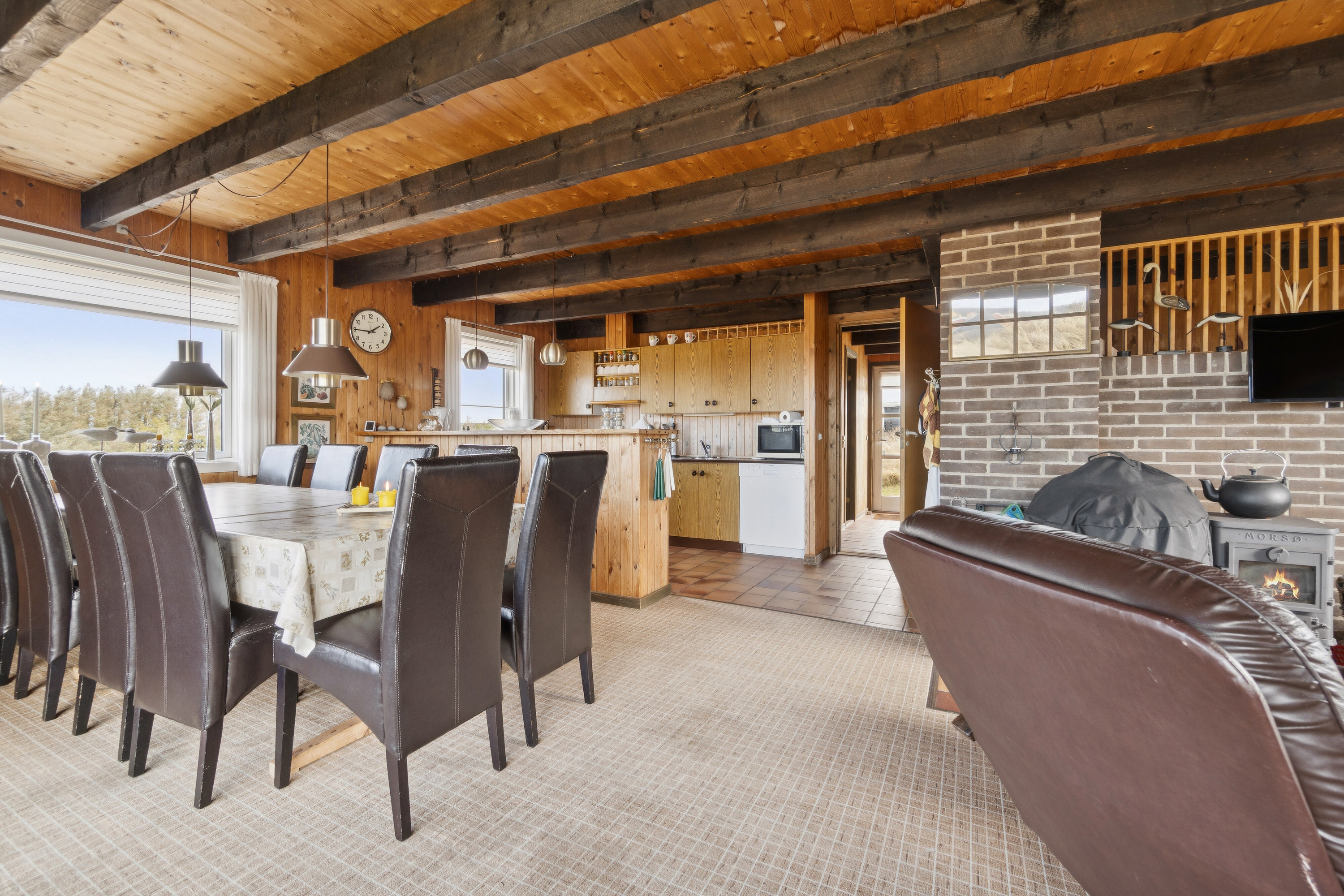 Fremhævet spisestue billede i fuldskærmstilstand. Billede af Rylevej 4, Agger, 7770 Vestervig