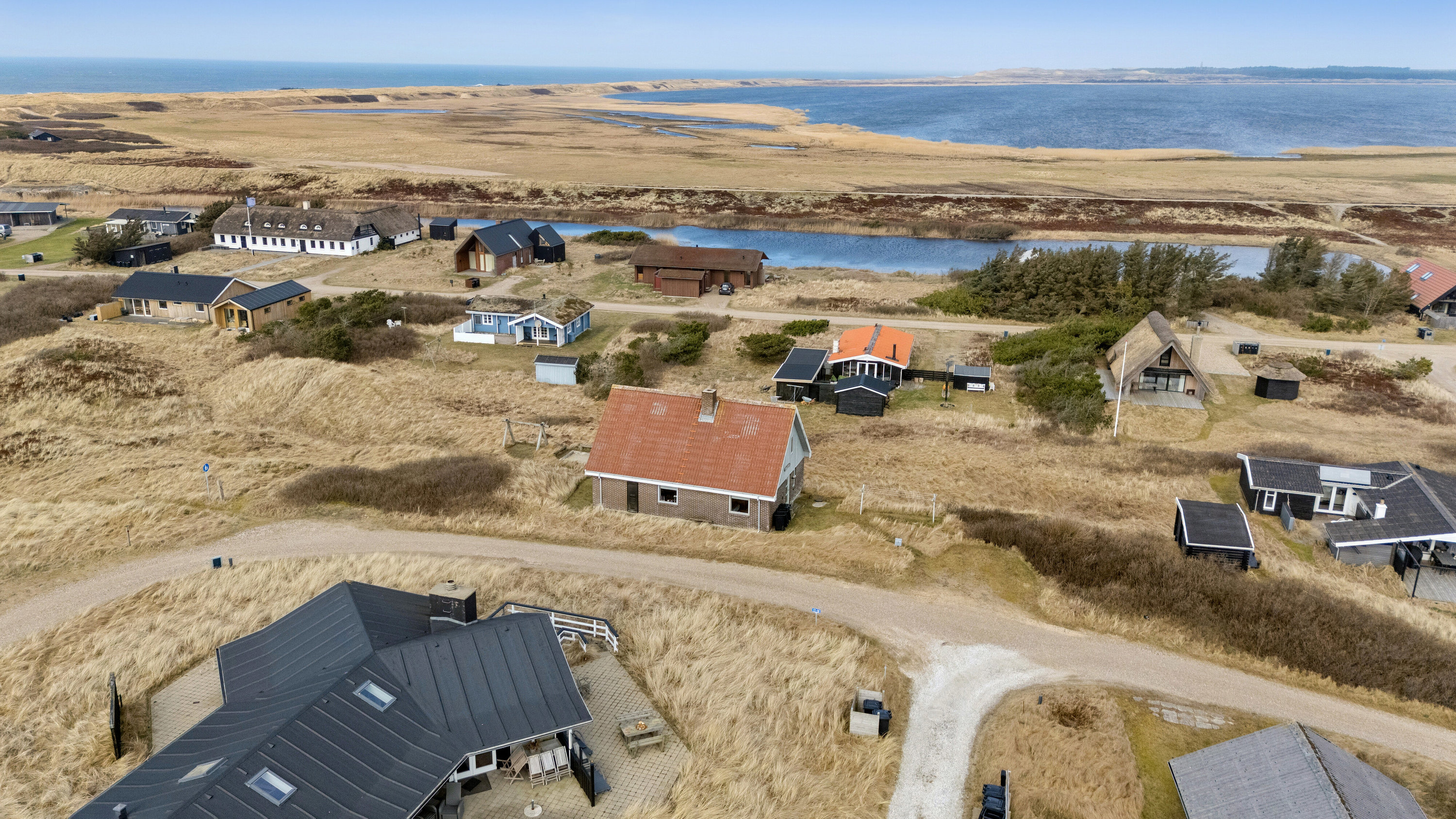 Fremhævet luftfoto billede i fuldskærmstilstand. Billede af Rylevej 4, Agger, 7770 Vestervig