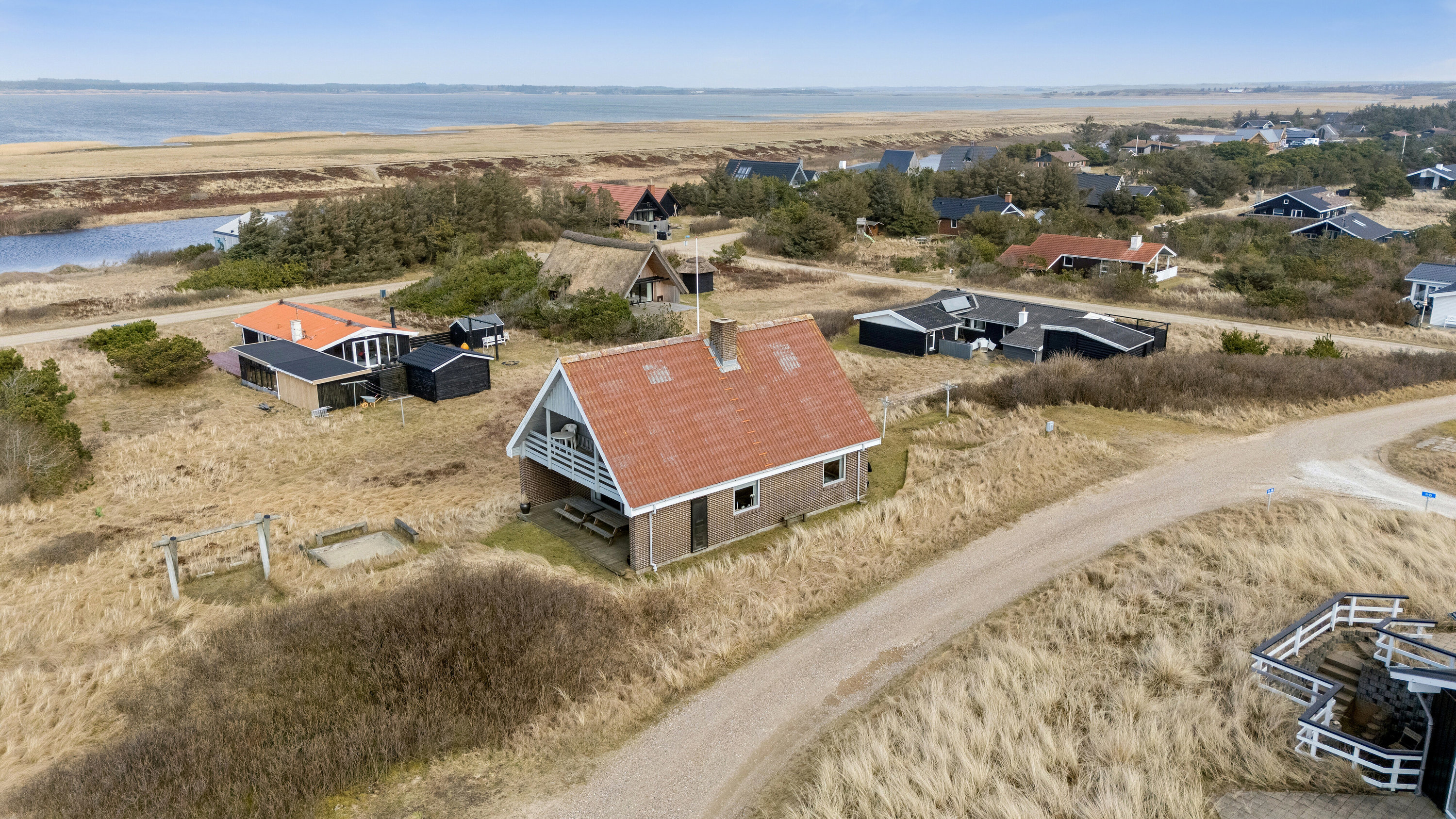 Fremhævet luftfoto billede i fuldskærmstilstand. Billede af Rylevej 4, Agger, 7770 Vestervig