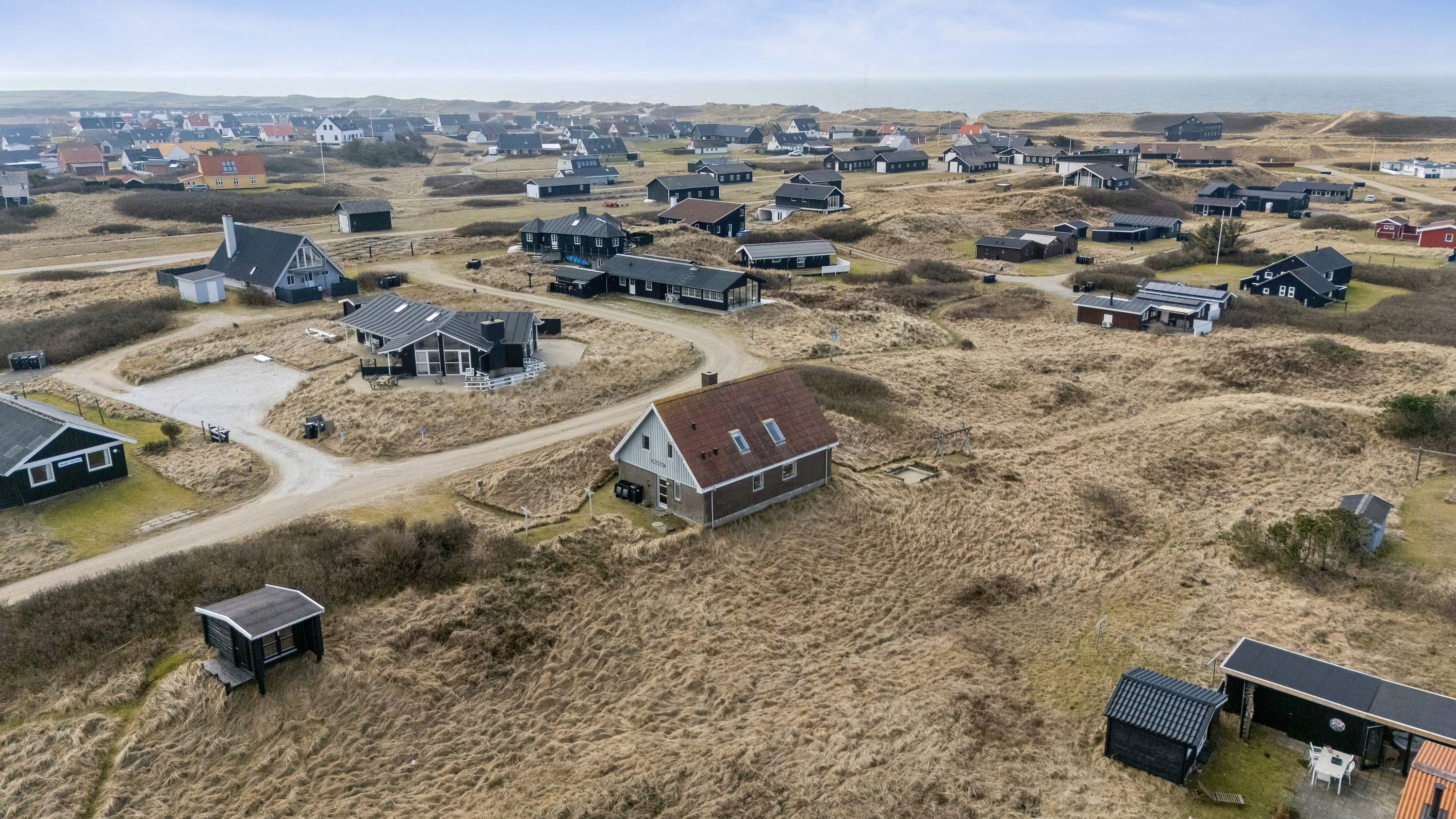 Fremhævet luftfoto billede i fuldskærmstilstand. Billede af Rylevej 4, Agger, 7770 Vestervig