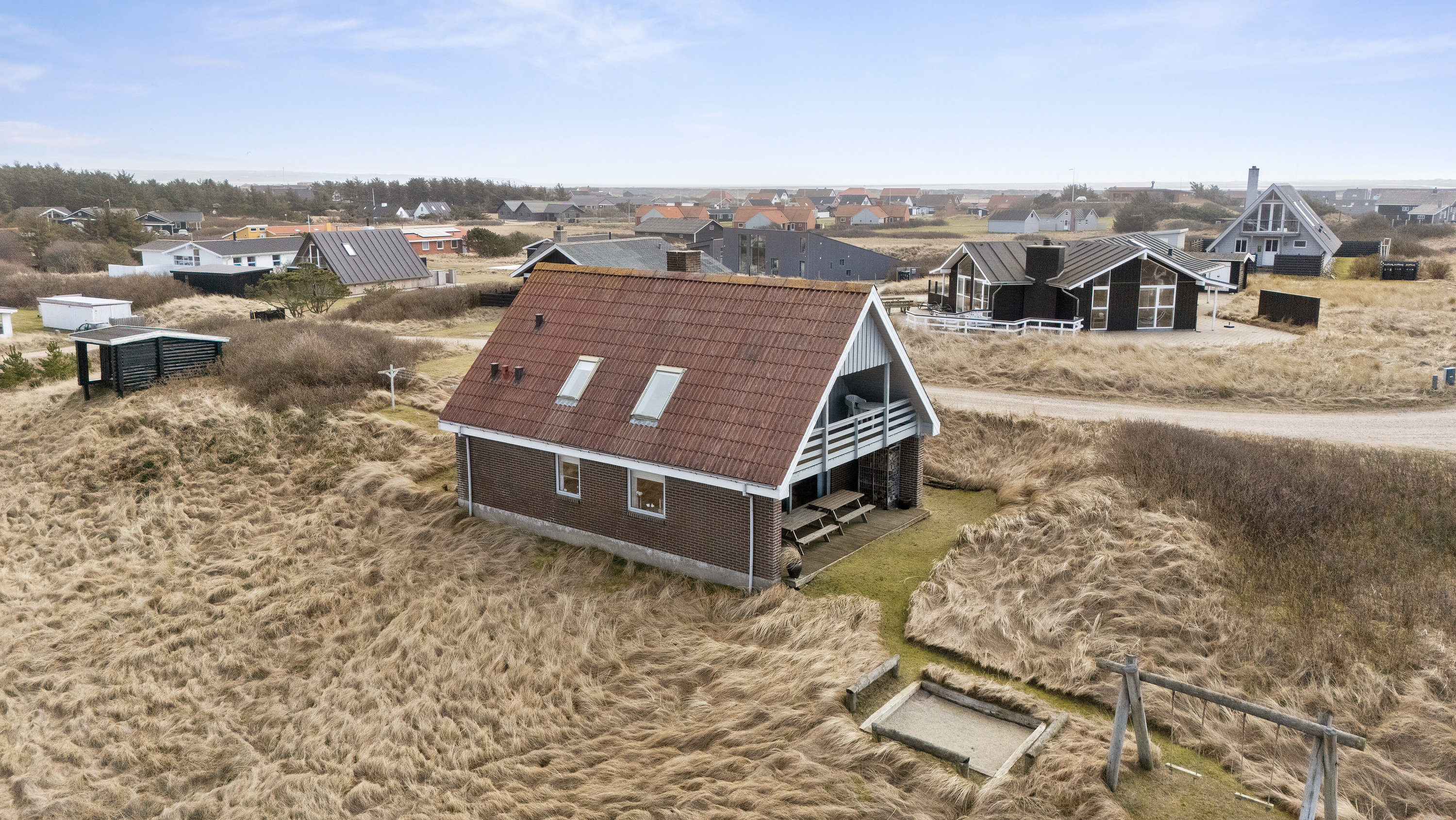 Fremhævet set fra haven billede i fuldskærmstilstand. Billede af Rylevej 4, Agger, 7770 Vestervig