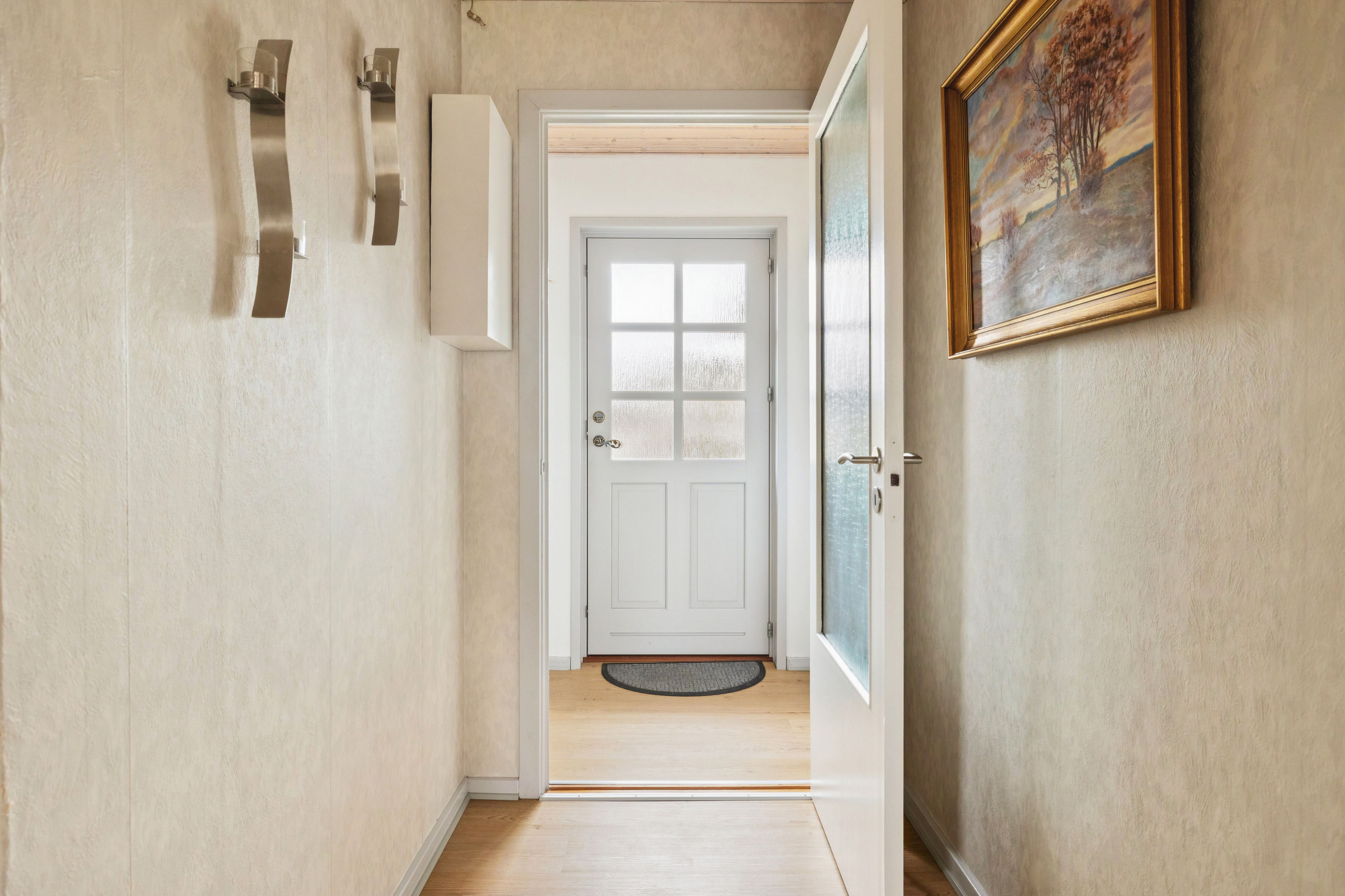 Fremhævet entré billede i fuldskærmstilstand. Billede af Vibevej 9, 9500 Hobro