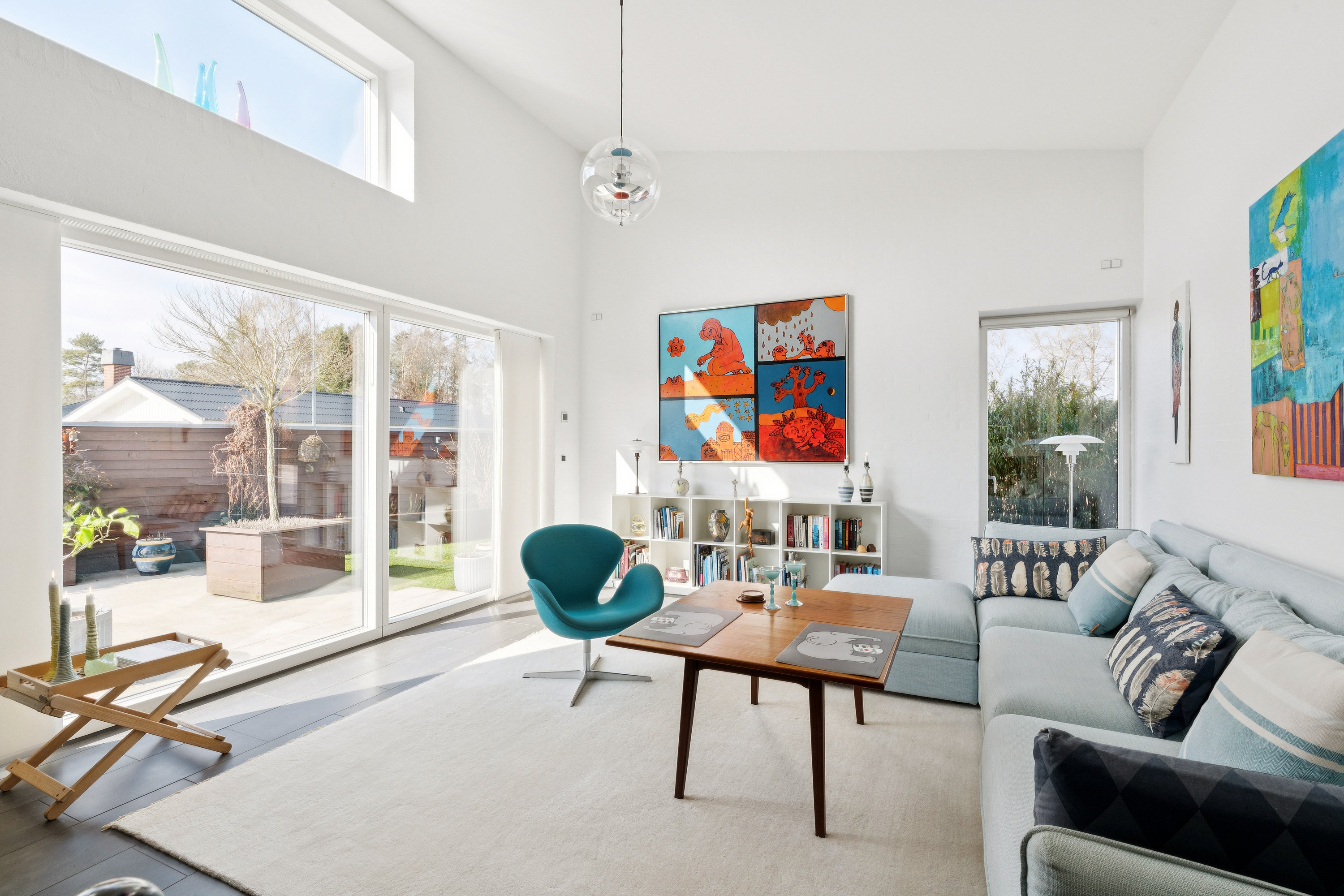 Fremhævet stue billede i fuldskærmstilstand. Billede af Vester Alle 2, 9520 Skørping