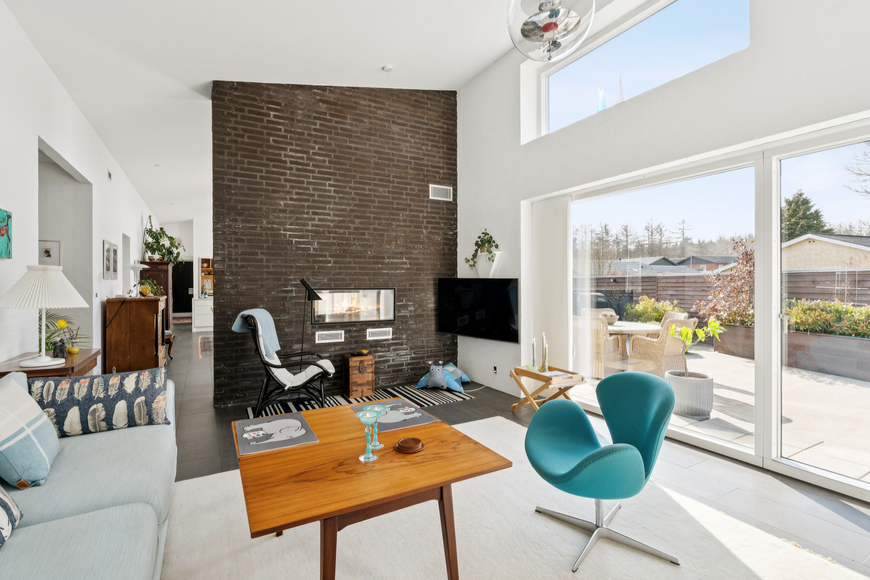 Fremhævet stue billede i fuldskærmstilstand. Billede af Vester Alle 2, 9520 Skørping