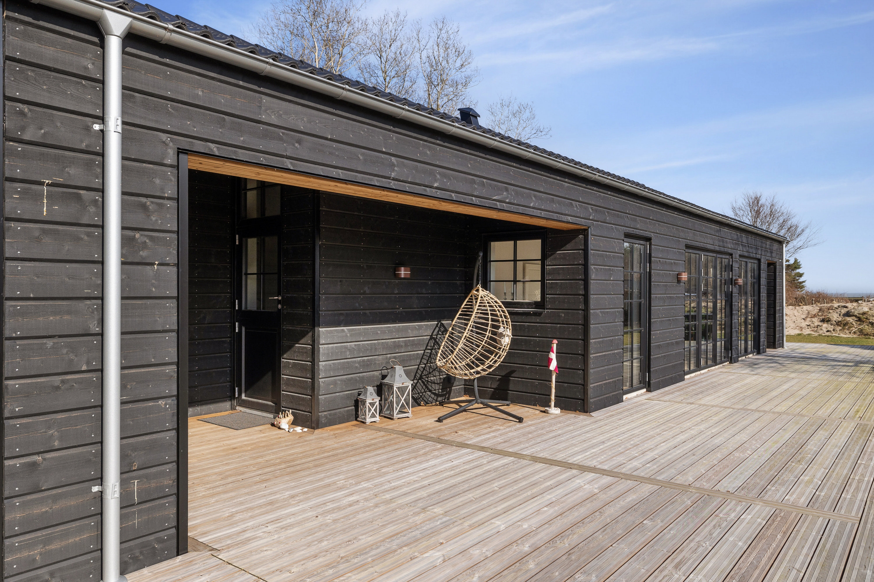 Fremhævet terrasse billede i fuldskærmstilstand. Billede af Stenkisten 64, Øster Hurup, 9560 Hadsund