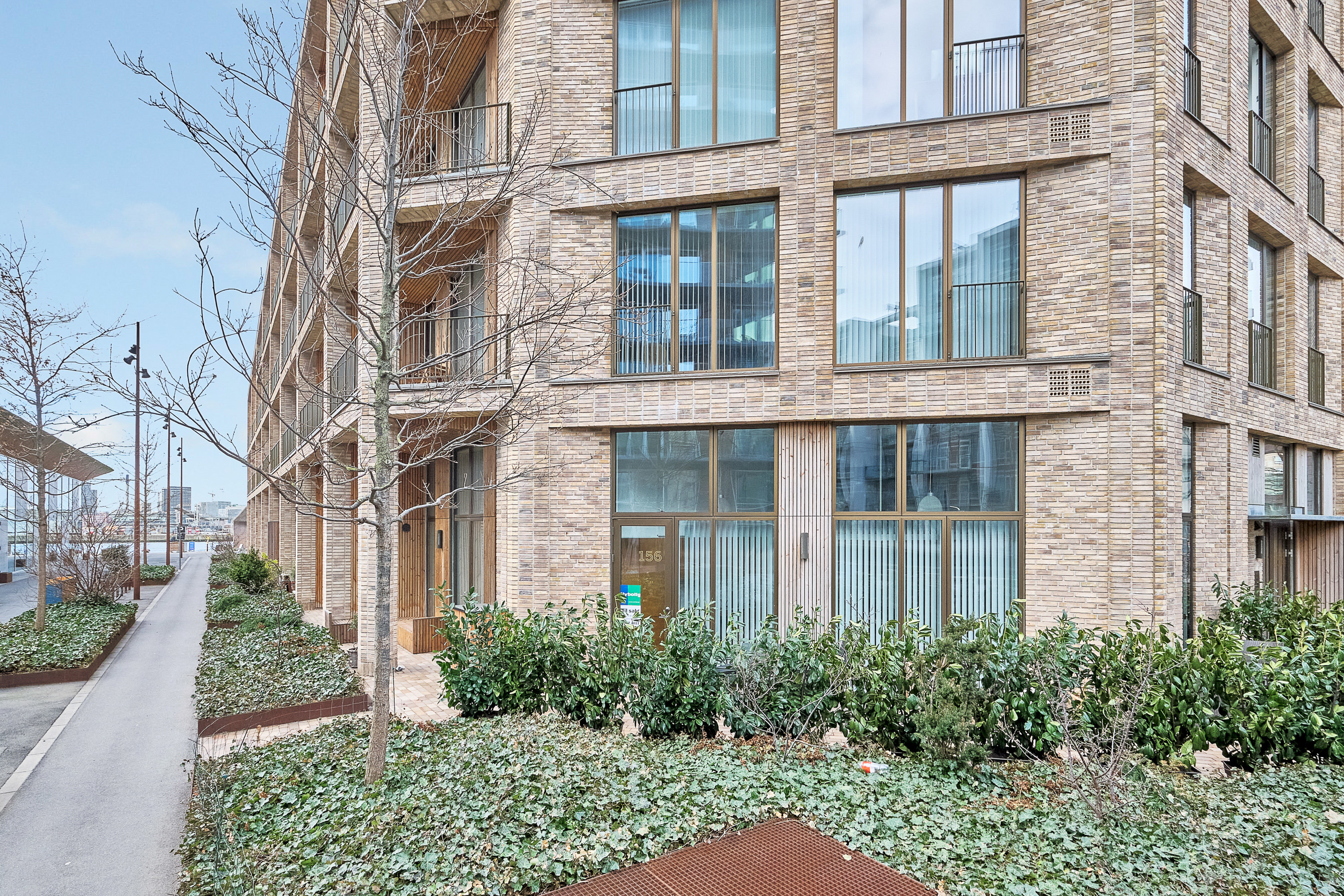 Fremhævet gårdmiljø billede i fuldskærmstilstand. Billede af Irma Pedersens Gade 156, 8000 Aarhus C