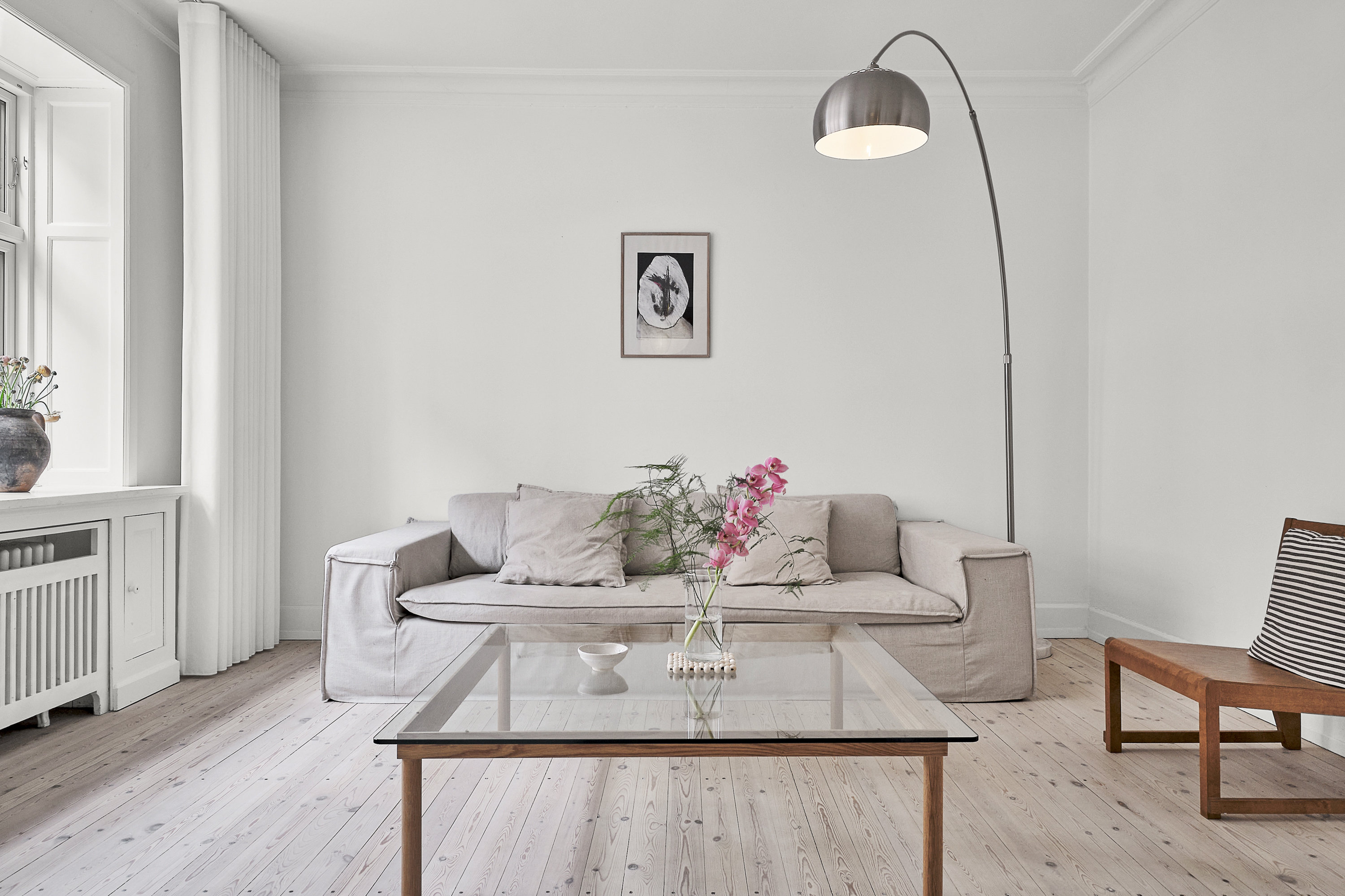 Fremhævet stue billede i fuldskærmstilstand. Billede af Mejlgade 72, 1. tv., 8000 Aarhus C