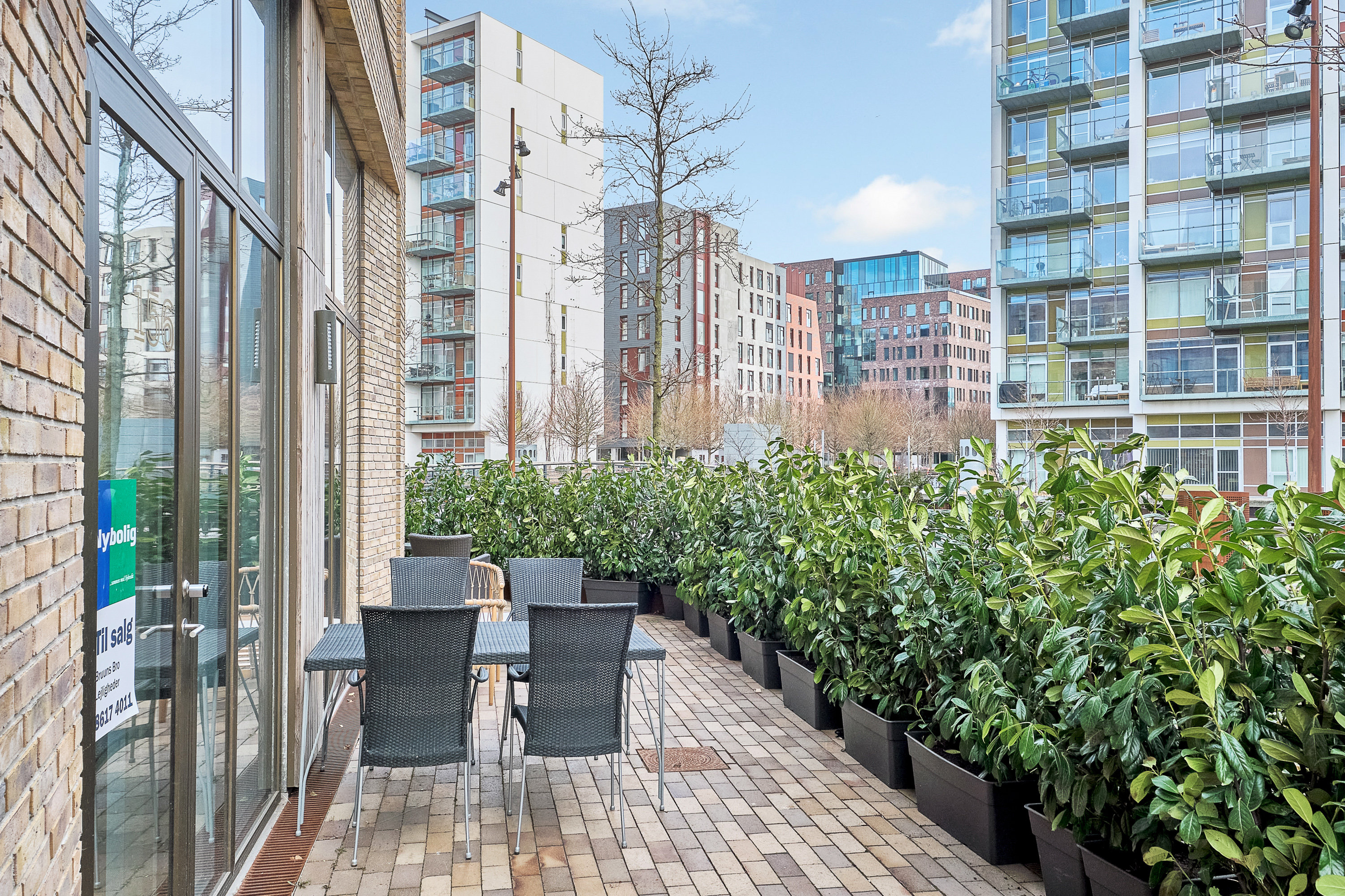 Fremhævet terrasse billede i fuldskærmstilstand. Billede af Irma Pedersens Gade 156, 8000 Aarhus C