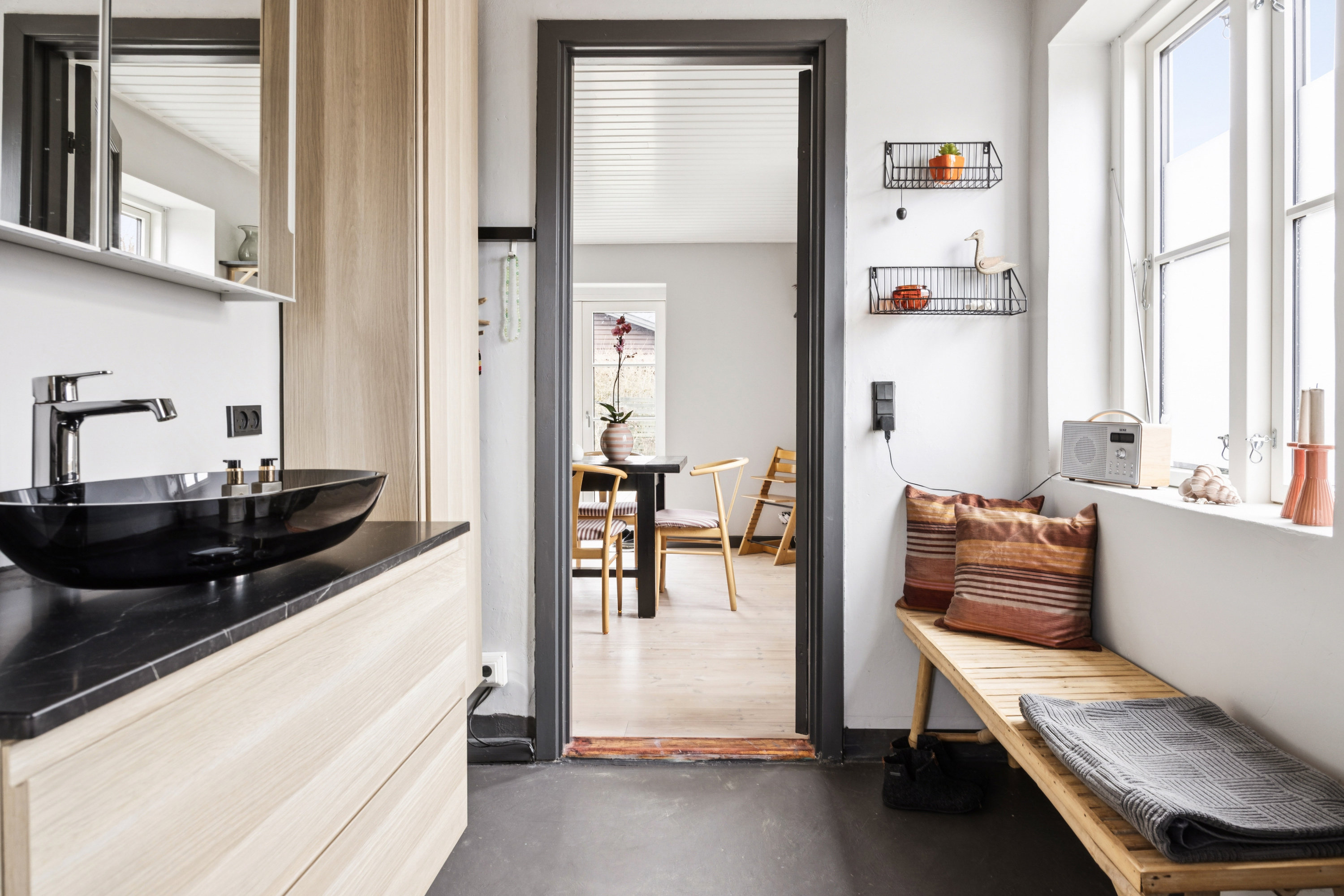 Fremhævet badeværelse billede i fuldskærmstilstand. Billede af Allingdamvej 101, Asdal, 9850 Hirtshals