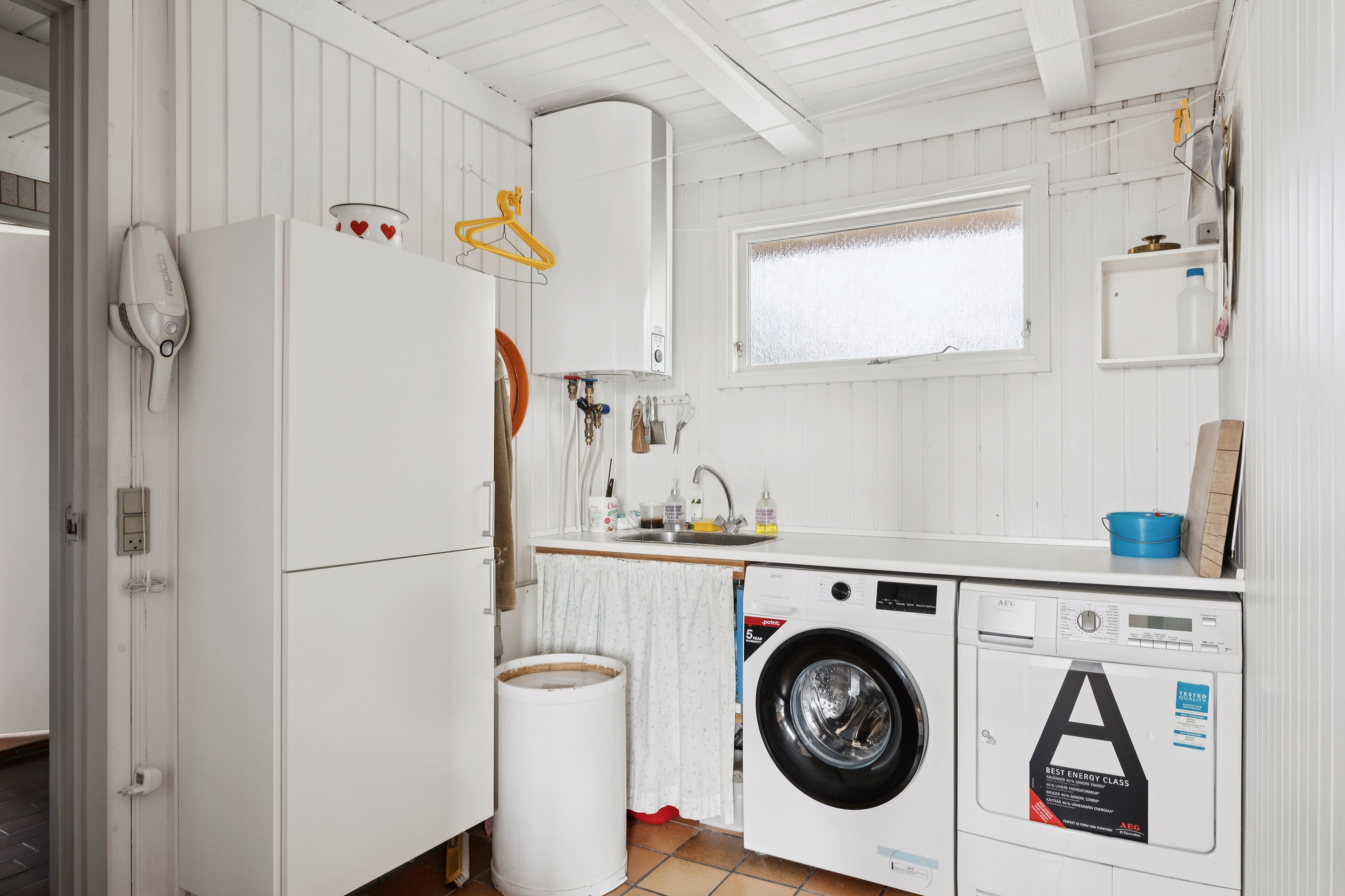 Fremhævet badeværelse billede i fuldskærmstilstand. Billede af Havrevangen 16, 8400 Ebeltoft