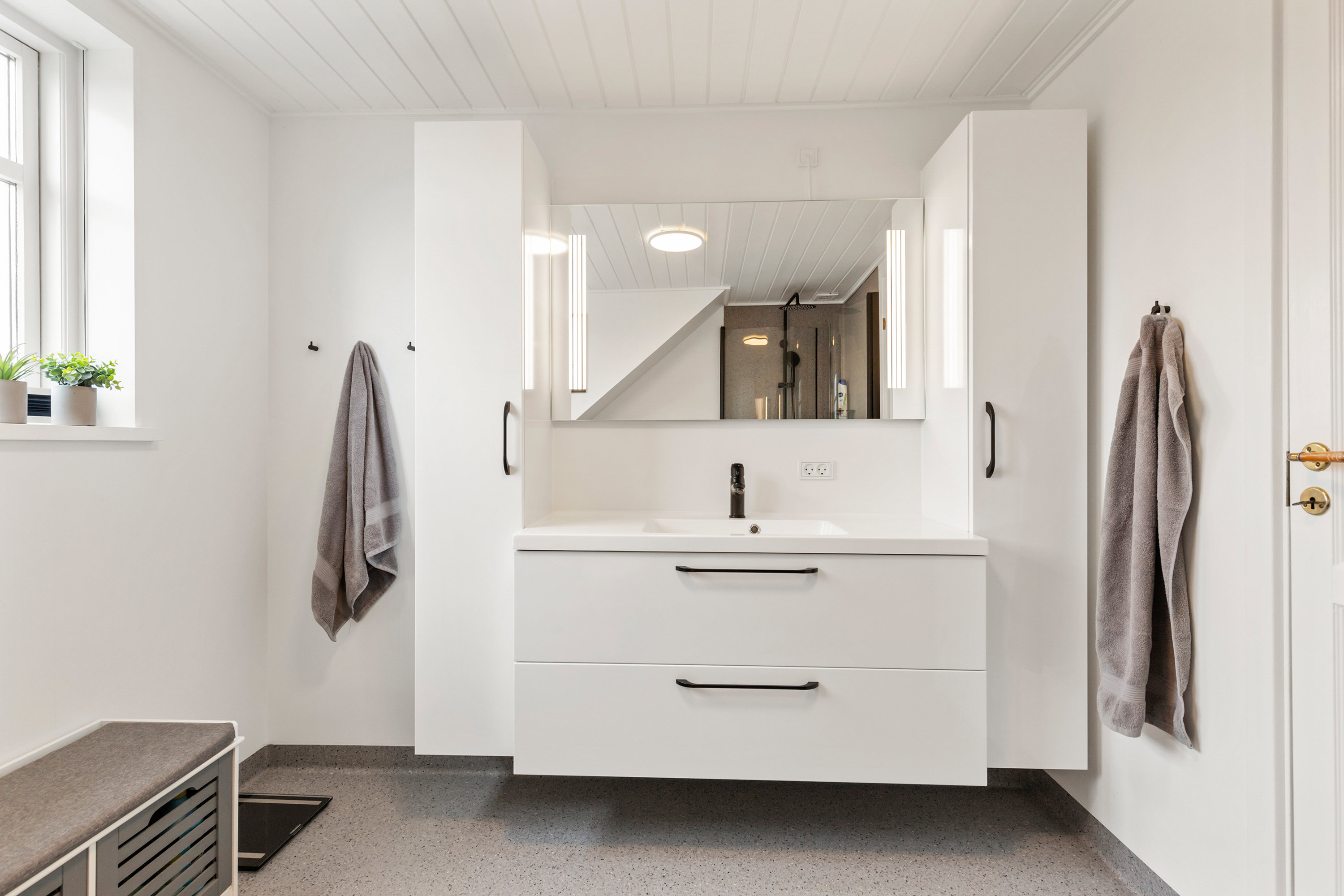 Fremhævet badeværelse billede i fuldskærmstilstand. Billede af Gl. Landevej 47, Birkelse, 9440 Aabybro