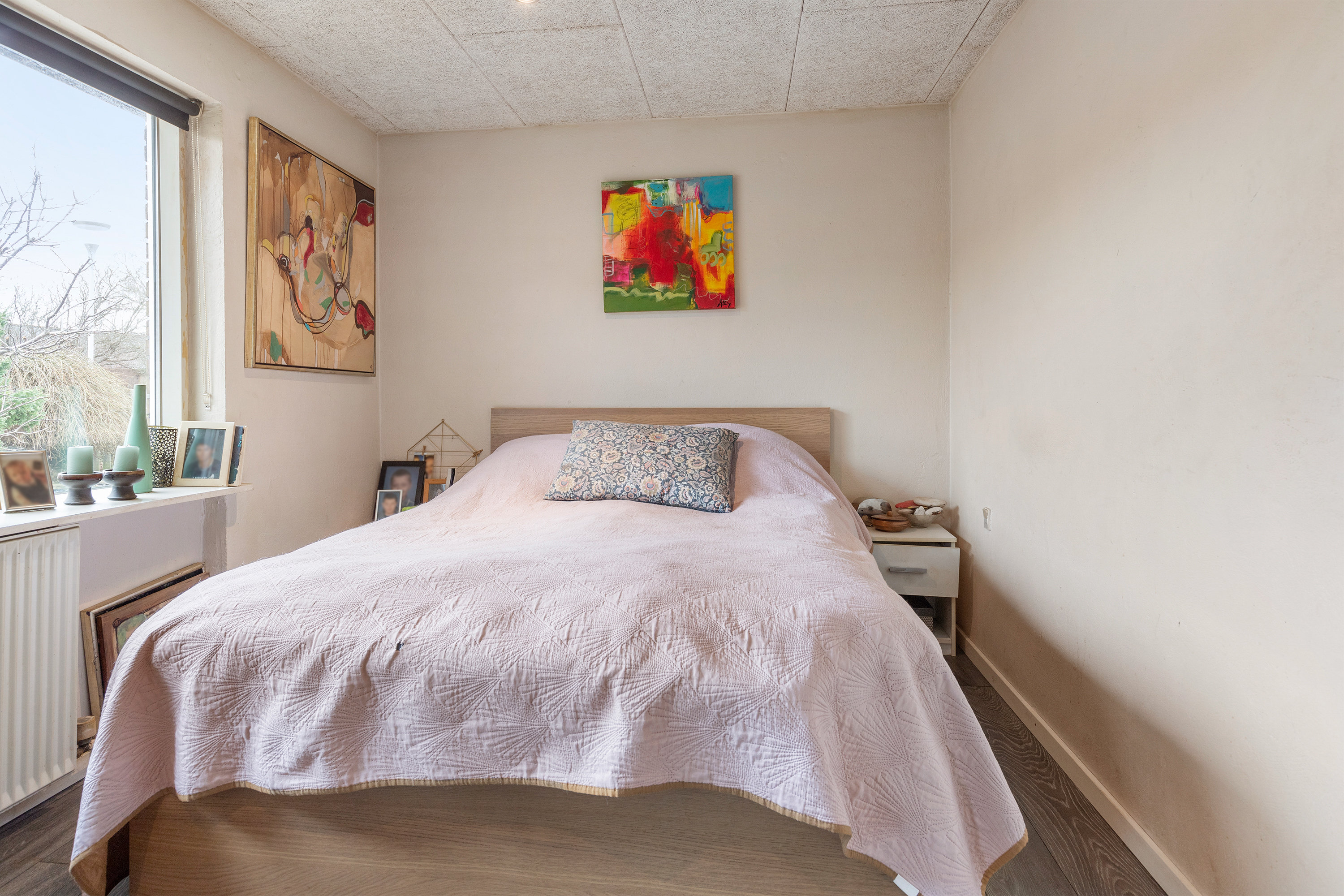 Fremhævet soveværelse billede i fuldskærmstilstand. Billede af Diget 5, 9460 Brovst