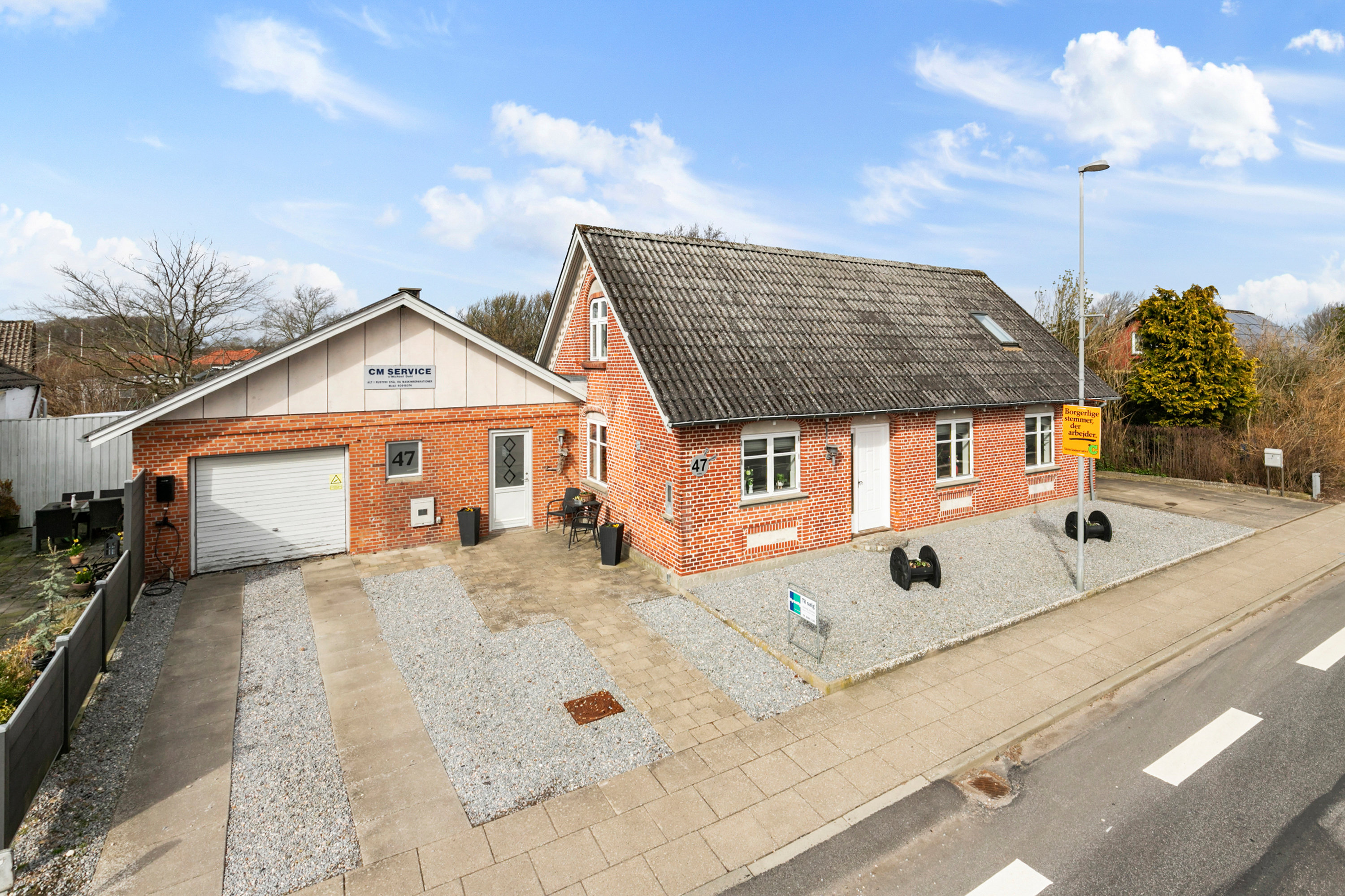 Fremhævet facade billede i fuldskærmstilstand. Billede af Gl. Landevej 47, Birkelse, 9440 Aabybro