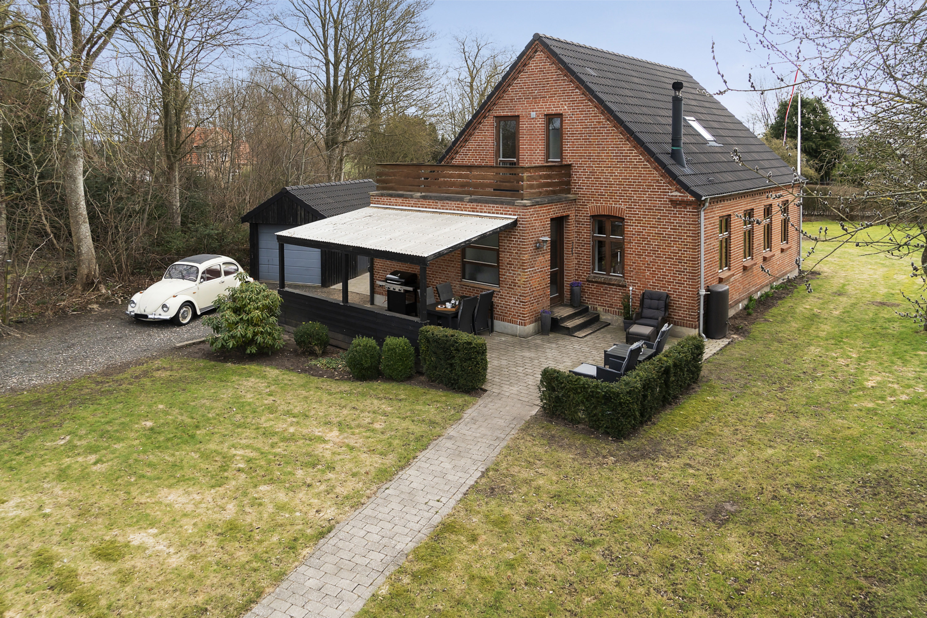 Fremhævet ejendommen billede i fuldskærmstilstand. Billede af Bojsensvej 1, 8751 Gedved