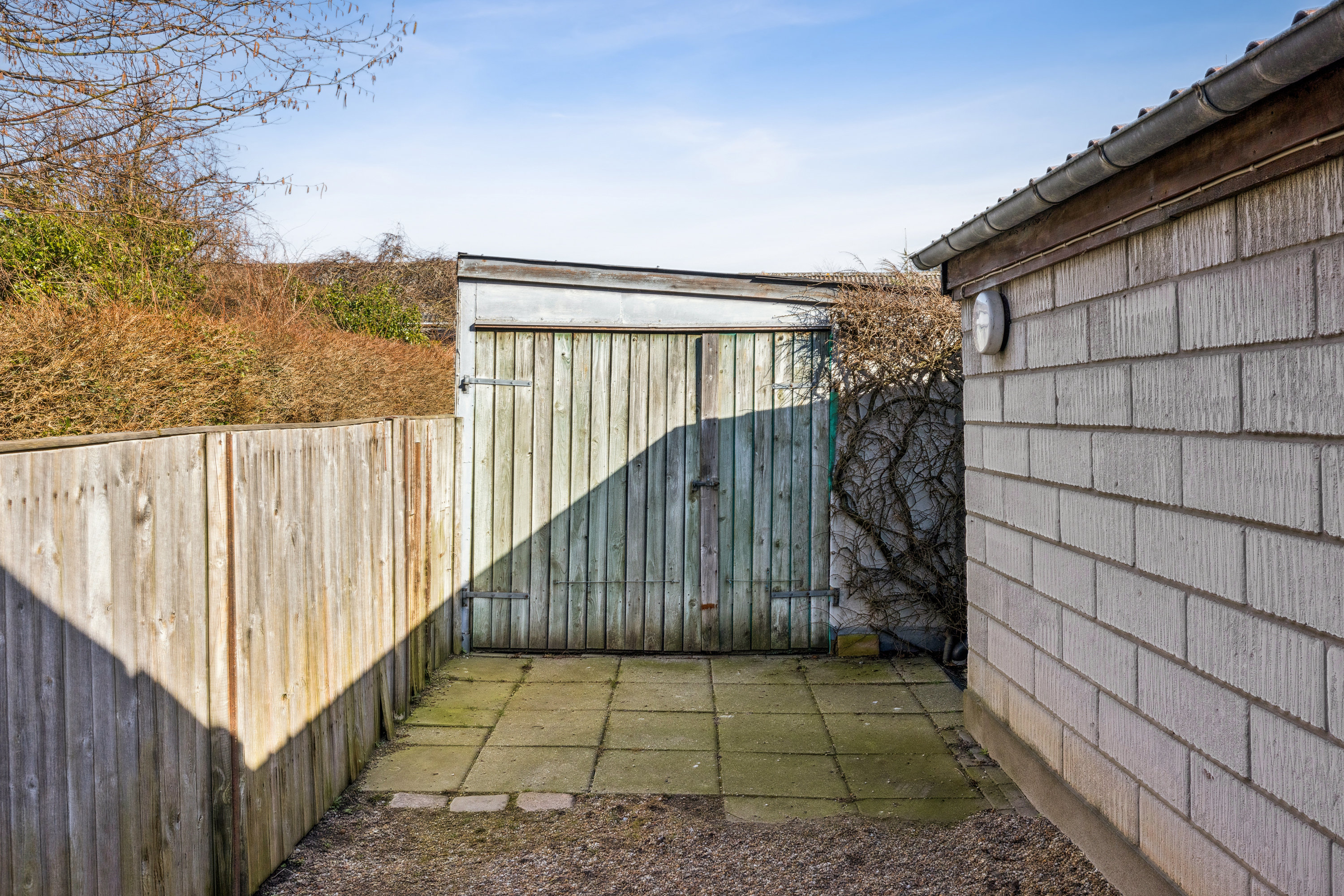 Fremhævet terrasse billede i fuldskærmstilstand. Billede af Blomstervænget 10, 5610 Assens