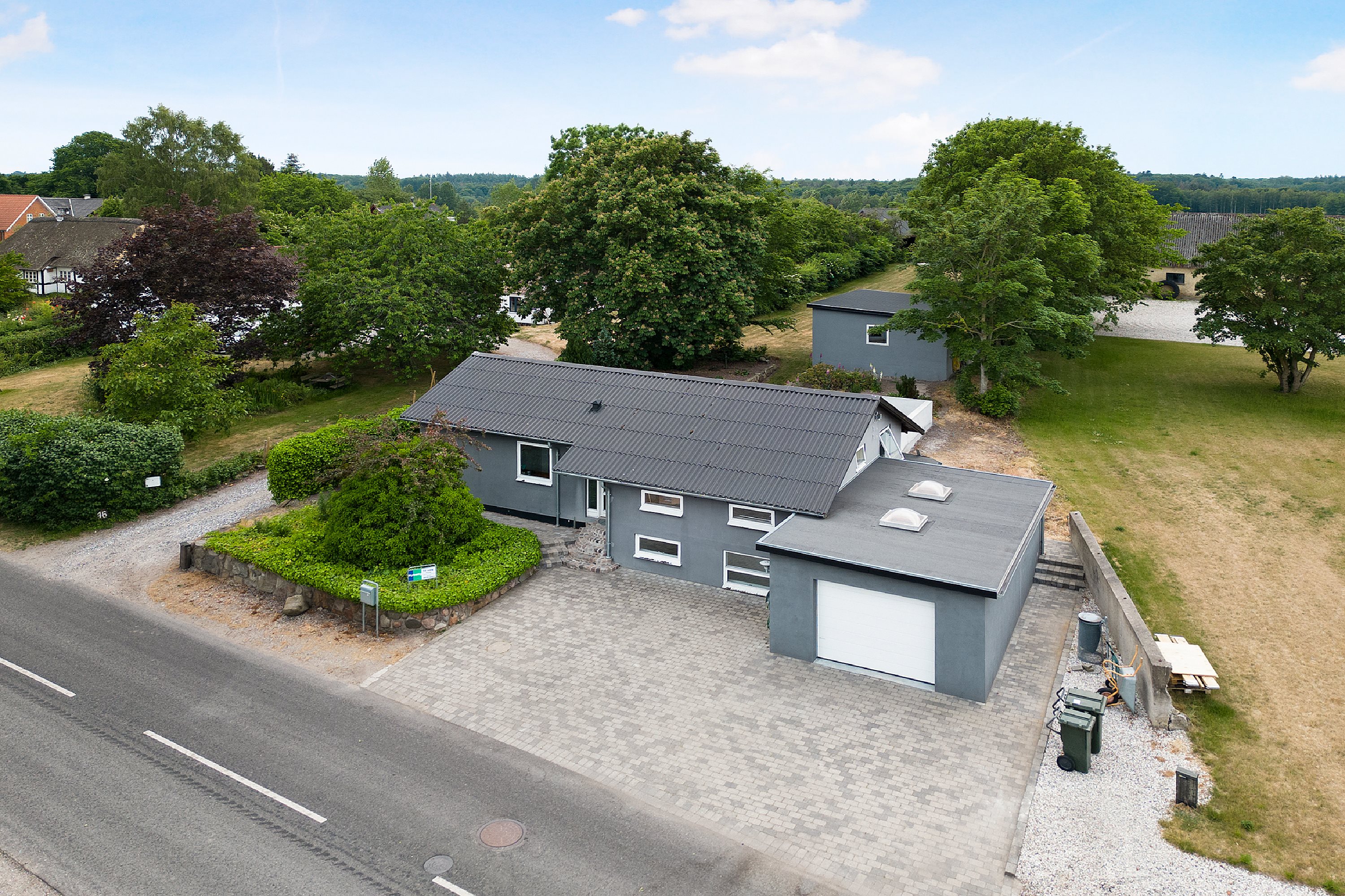 Miniaturebillede 1: luftfoto. Billede af Gjerrild Bygade 44, Gjerrild, 8500 Grenaa