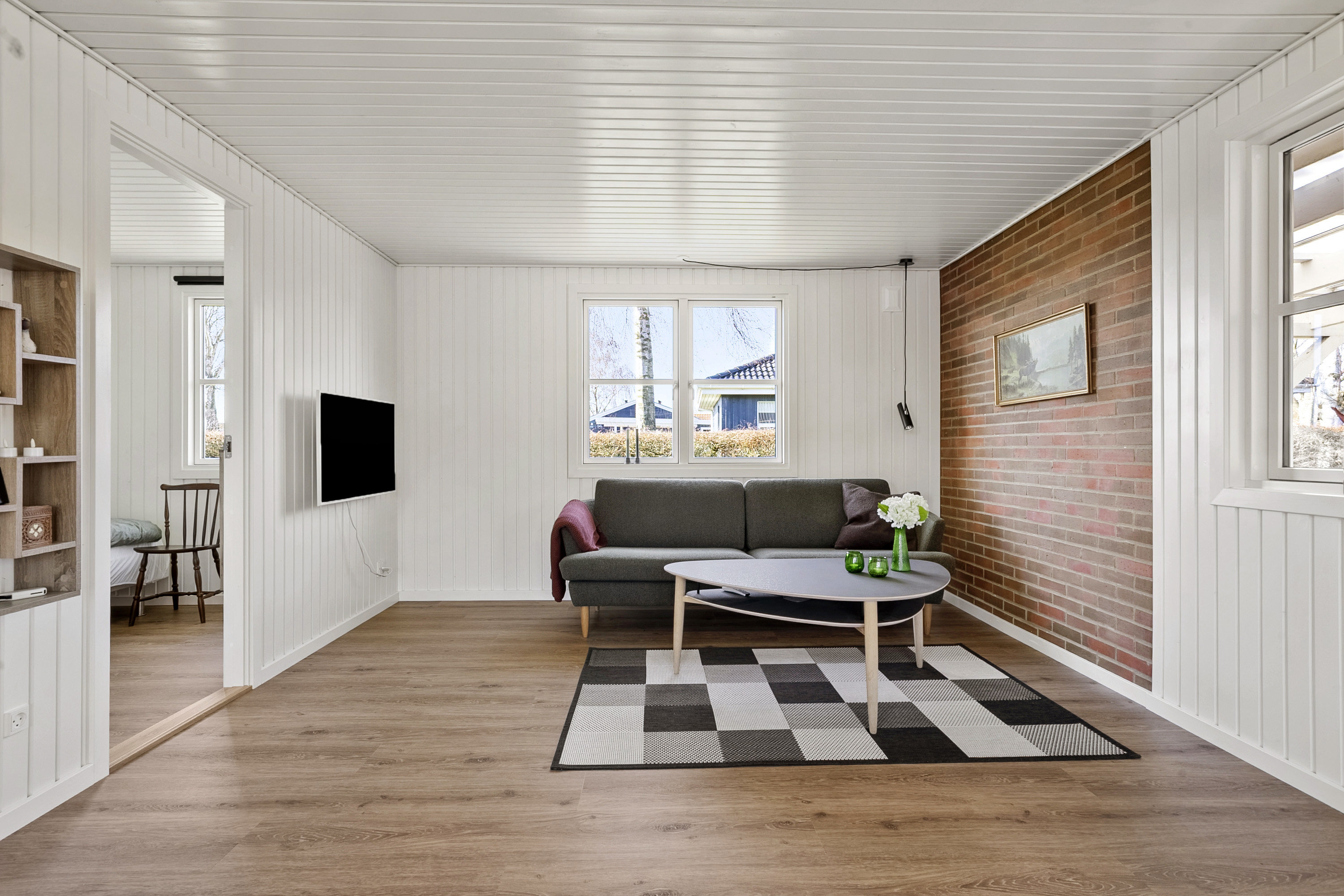 Fremhævet stue billede i fuldskærmstilstand. Billede af Jørlhagevej 52, Ørby, 6100 Haderslev