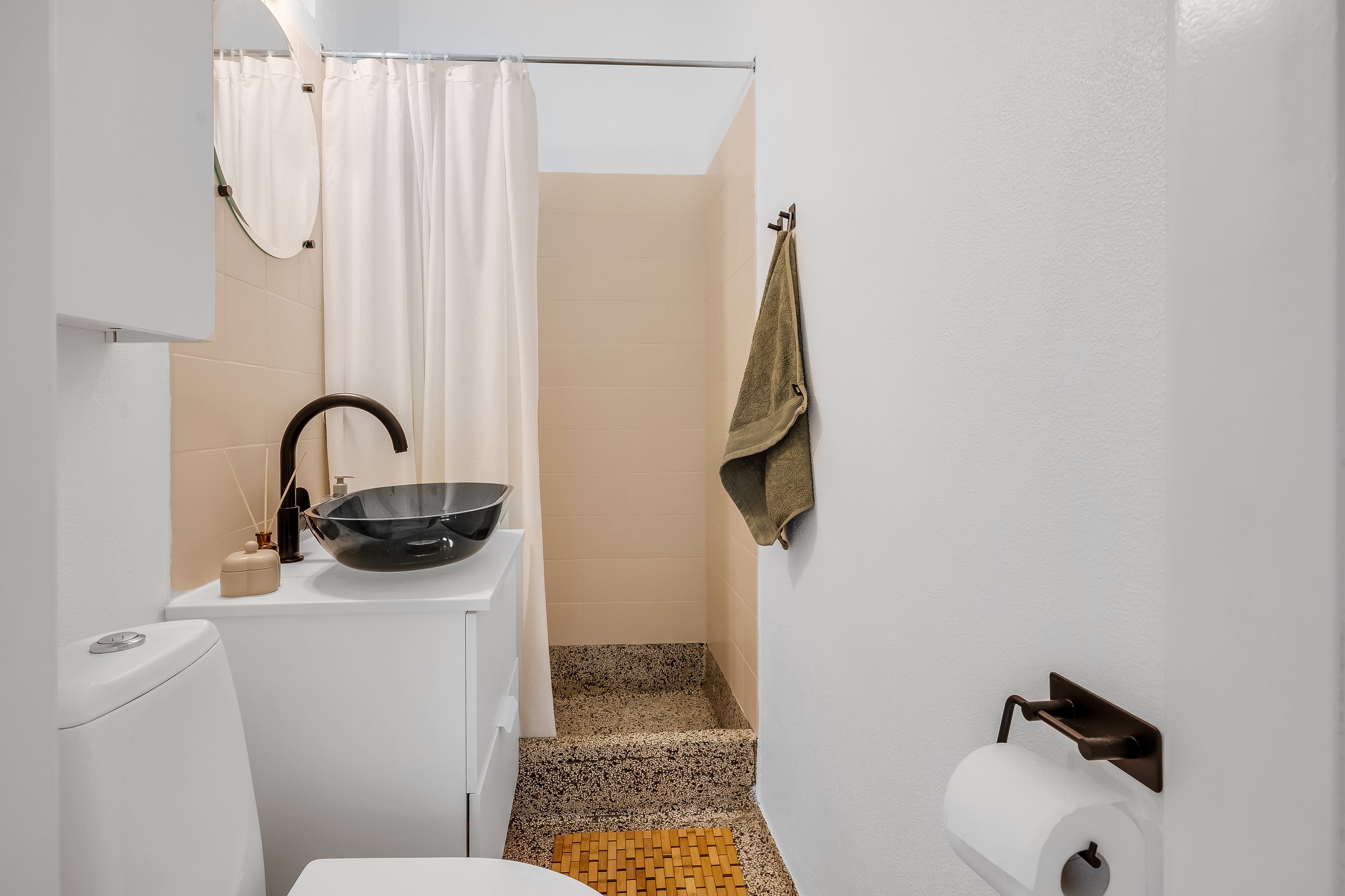 Fremhævet badeværelse billede i fuldskærmstilstand. Billede af Klitrosevej 31, 7500 Holstebro