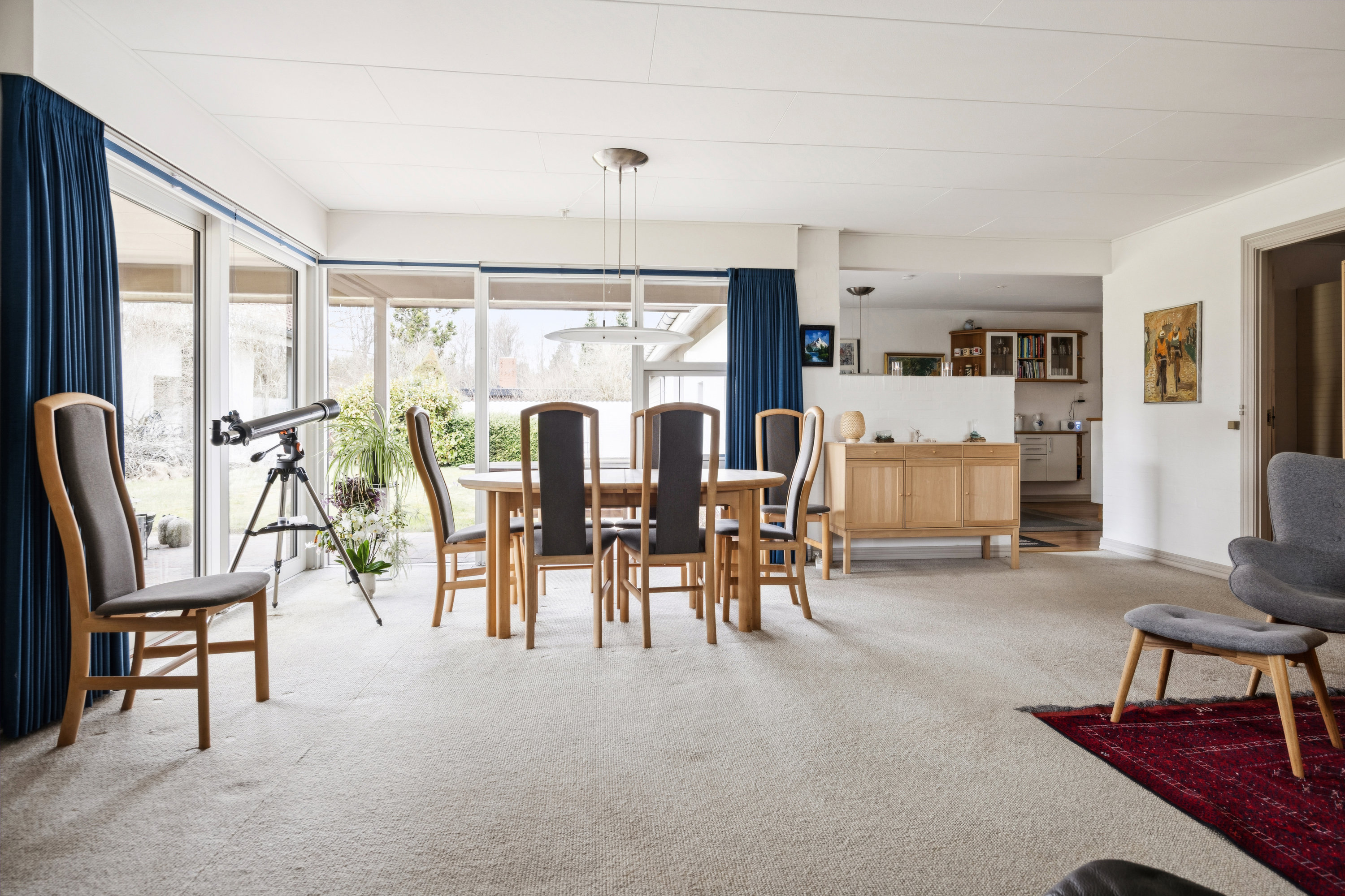 Fremhævet stue billede i fuldskærmstilstand. Billede af Lævej 11, 9881 Bindslev