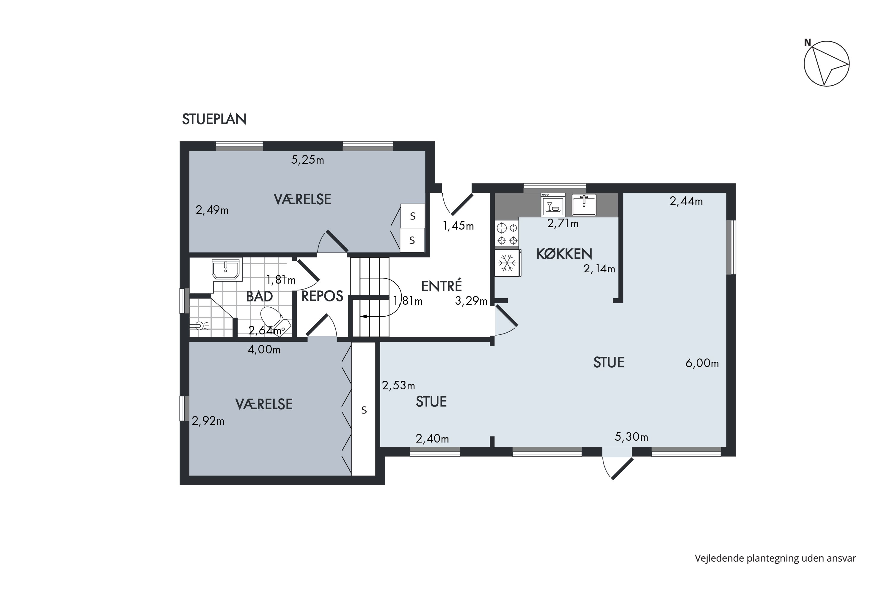 Plantegninger billede af Gjerrild Bygade 44, Gjerrild, 8500 Grenaa