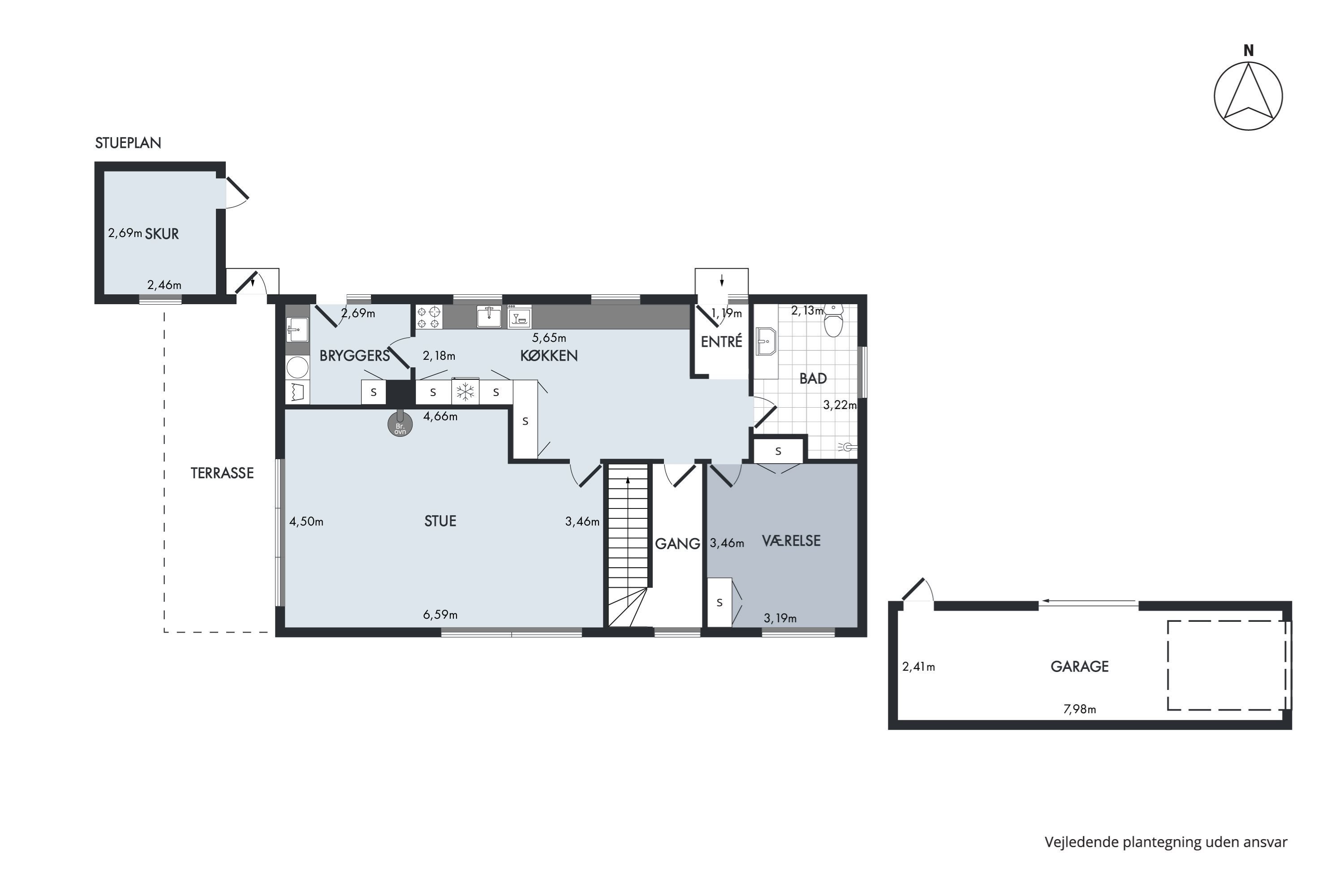 Plantegninger billede af Fjordvej 6, 7800 Skive