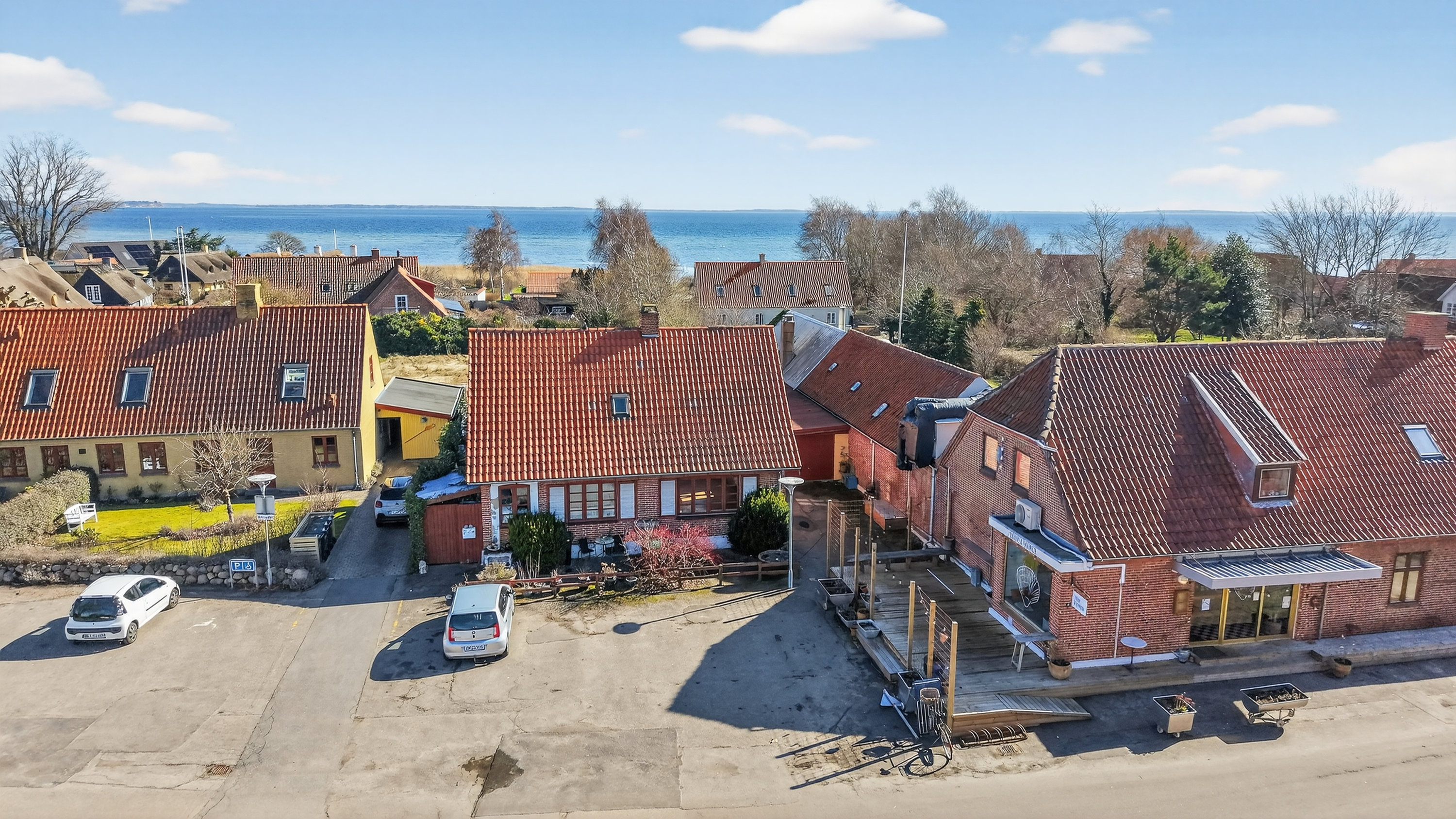 Fremhævet luftfoto billede i fuldskærmstilstand. Billede af Smedestræde 8, 4581 Rørvig