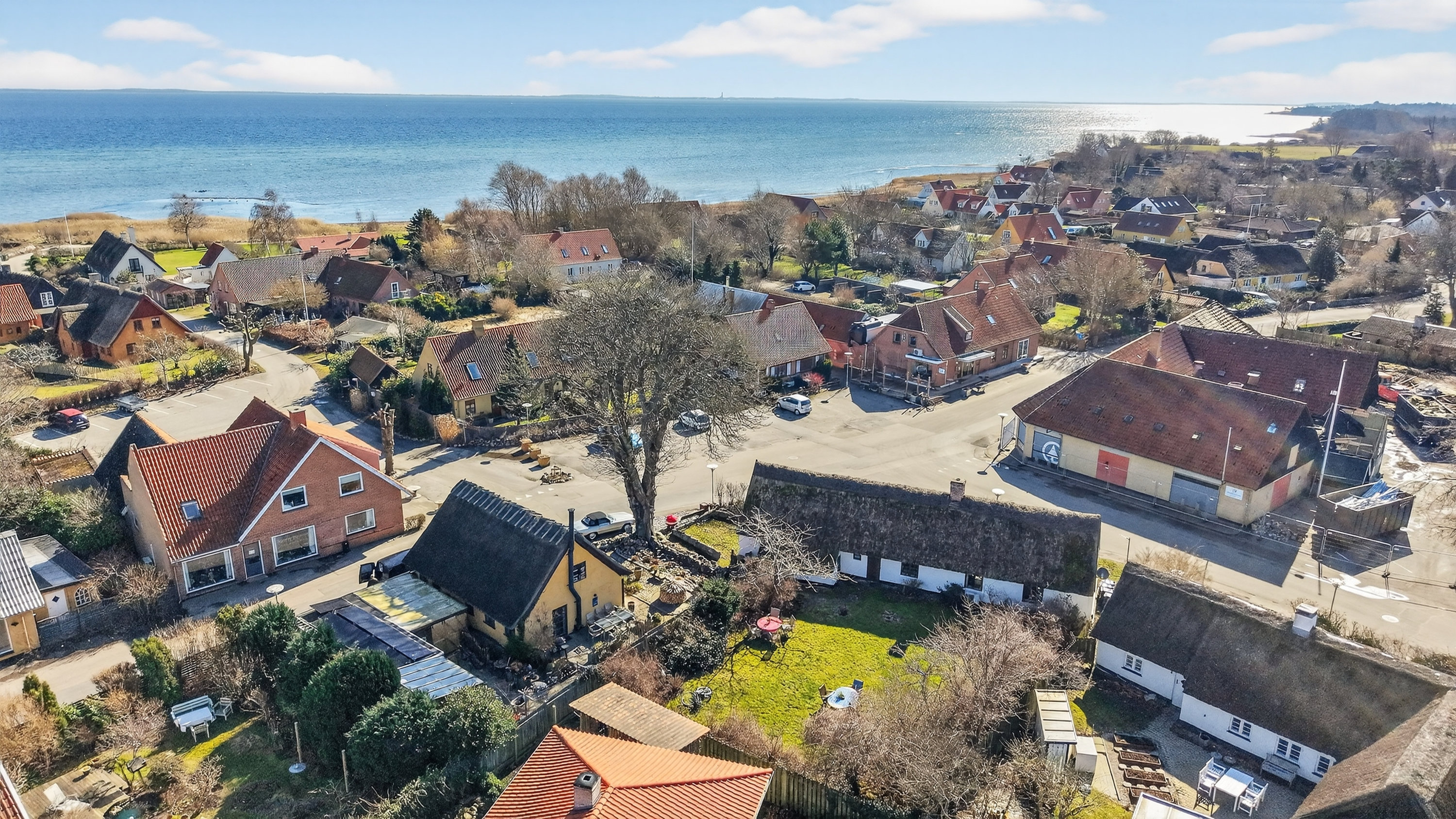 Fremhævet luftfoto billede i fuldskærmstilstand. Billede af Smedestræde 8, 4581 Rørvig