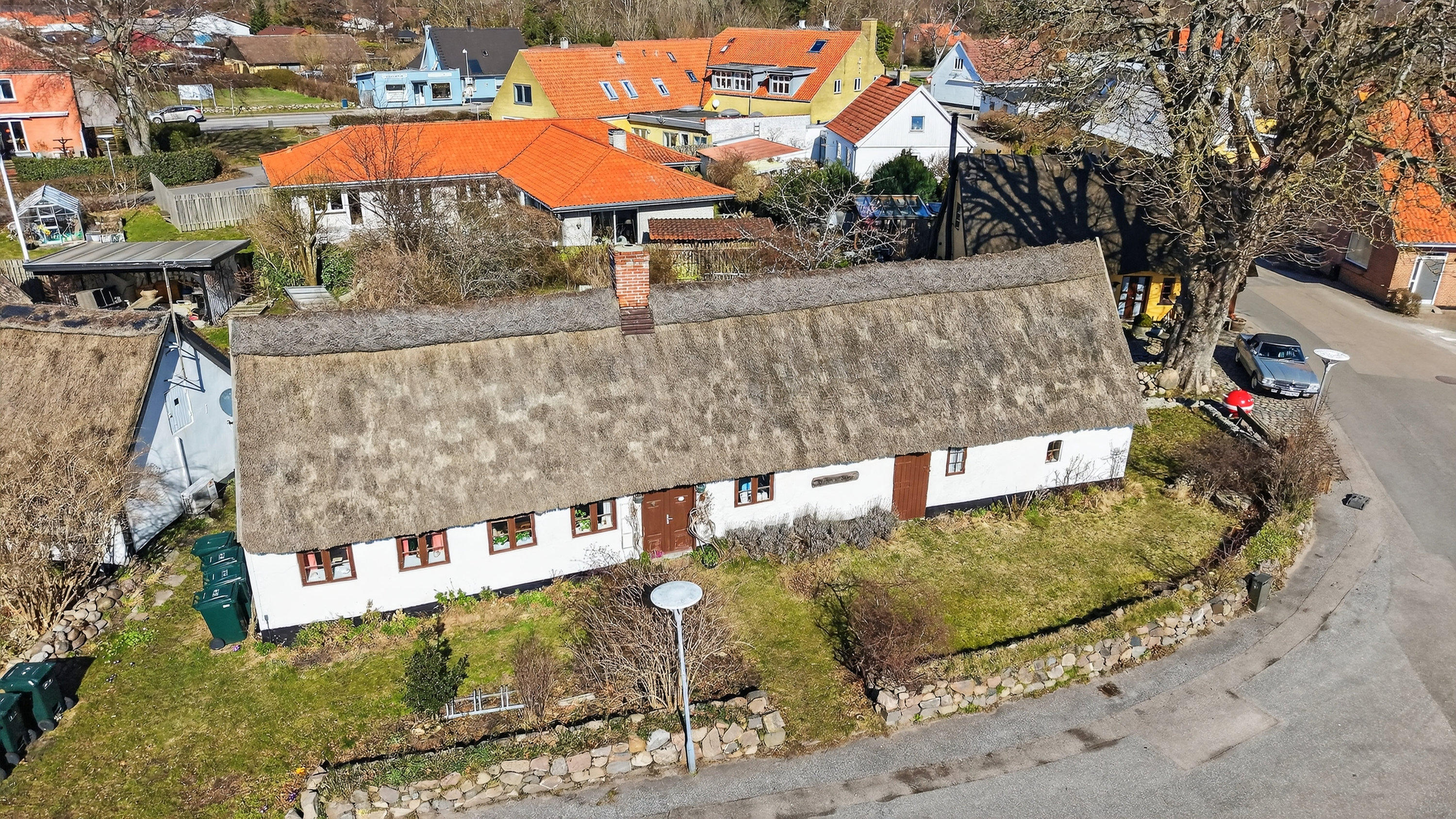 Fremhævet luftfoto billede i fuldskærmstilstand. Billede af Smedestræde 8, 4581 Rørvig