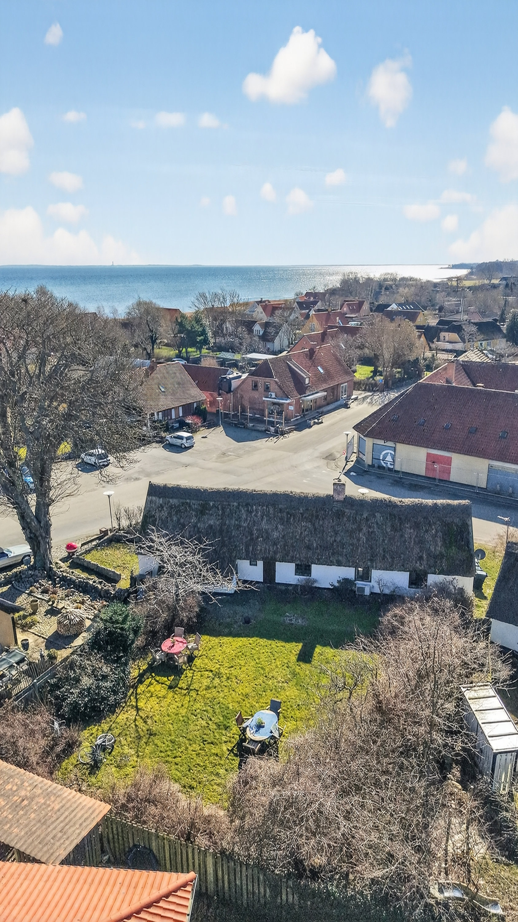 Fremhævet luftfoto billede i fuldskærmstilstand. Billede af Smedestræde 8, 4581 Rørvig