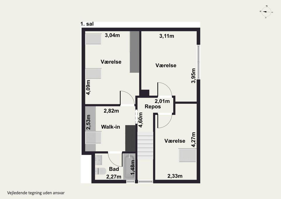 Plantegninger billede af Skovfryd 9, 2800 Kongens Lyngby